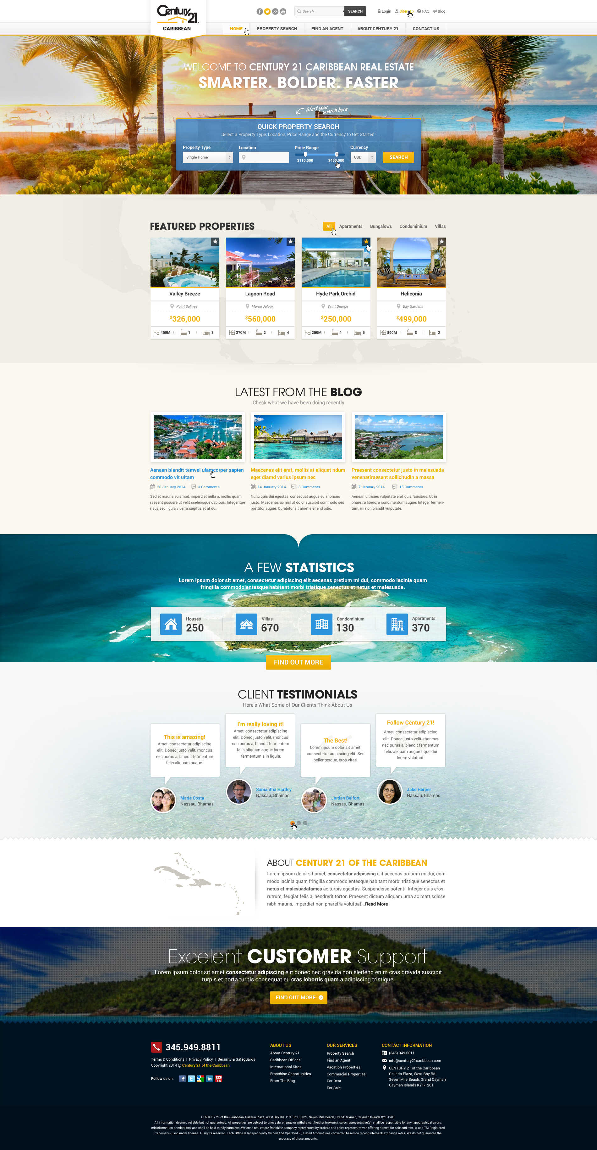 Real Estate Website by Andrei.dobre Real Estate Website in Photoshop Design Inspiration by Andrei.dobre