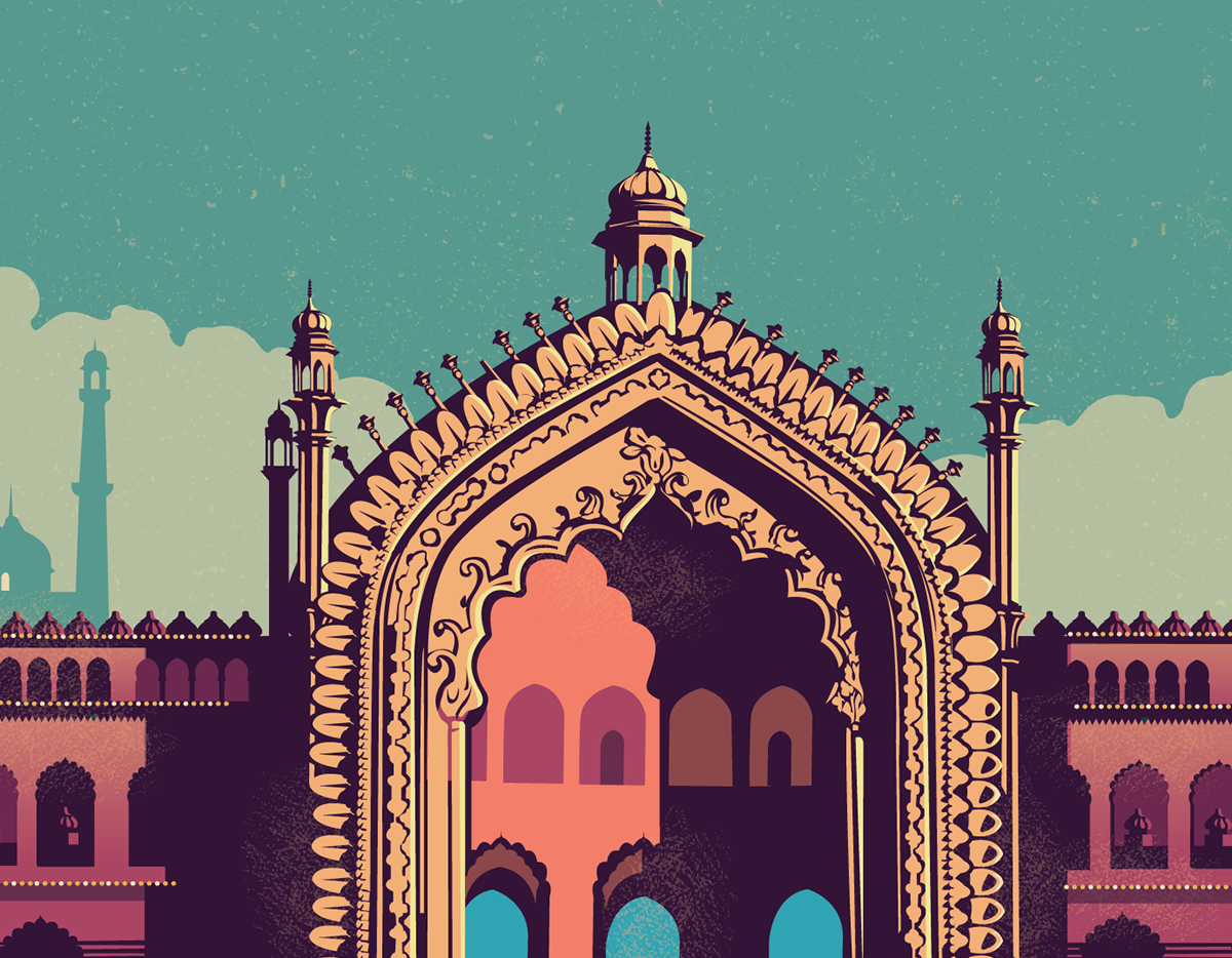 Rumi Darwaza by Ali Aayan Raza Rumi Darwaza in Book cover Design Inspiration by Ali Aayan Raza
