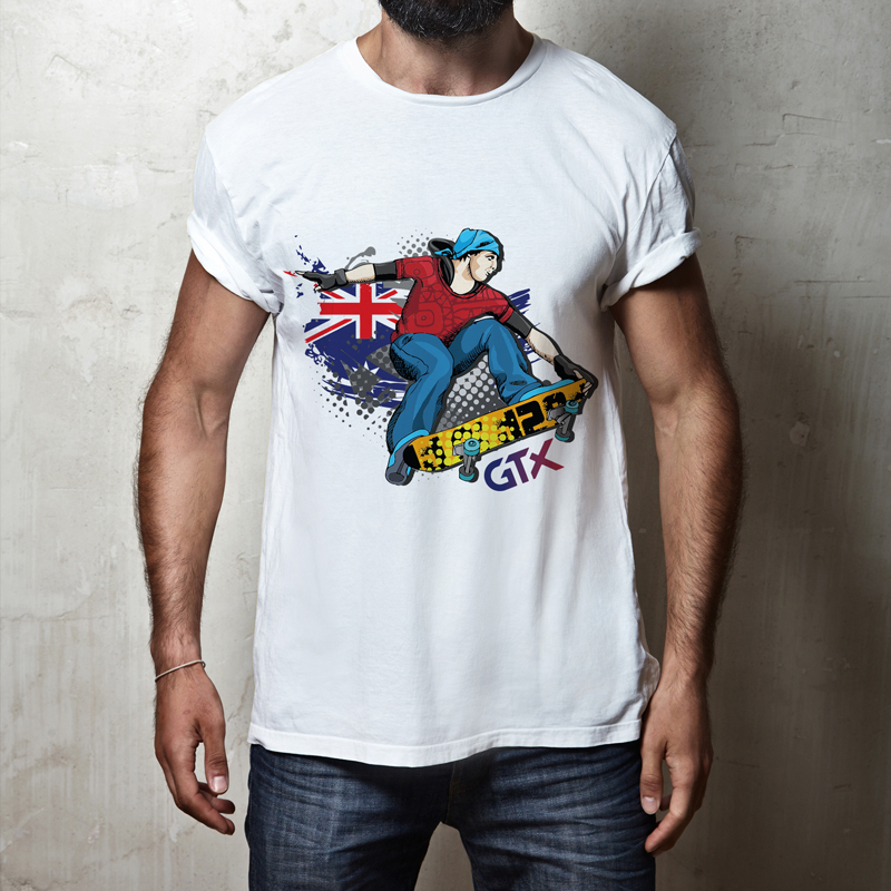 T-shirt GTX by Shuvojit Dev T-shirt GTX in T-Shirt Design Inspiration by Shuvojit Dev