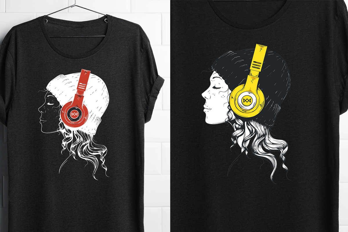 T-shirt Music by Shuvojit Dev T-shirt Music in T-Shirt Design Inspiration by Shuvojit Dev