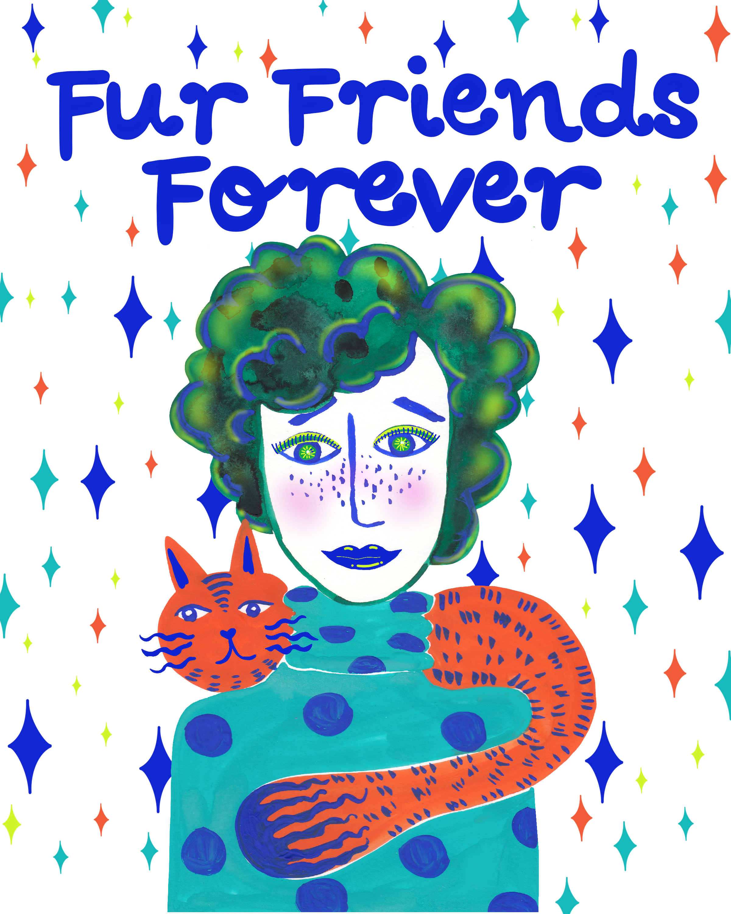 Fur Friends Forever in Illustration and Graphics Inspiration by Alex Constantinides