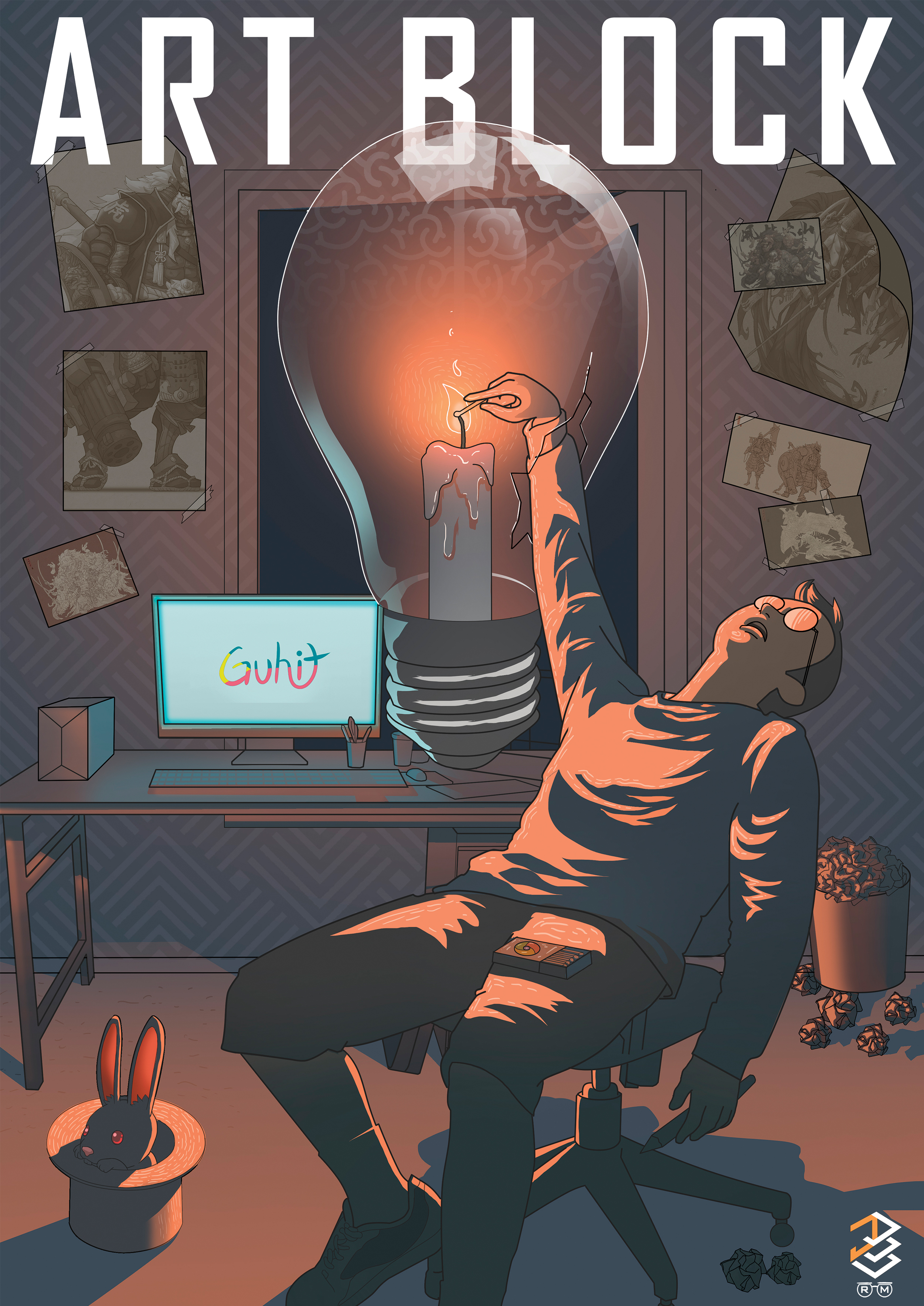ARTBLOCK by Jeffrey Mongcog ARTBLOCK in Illustration and Graphics Inspiration by Jeffrey Mongcog