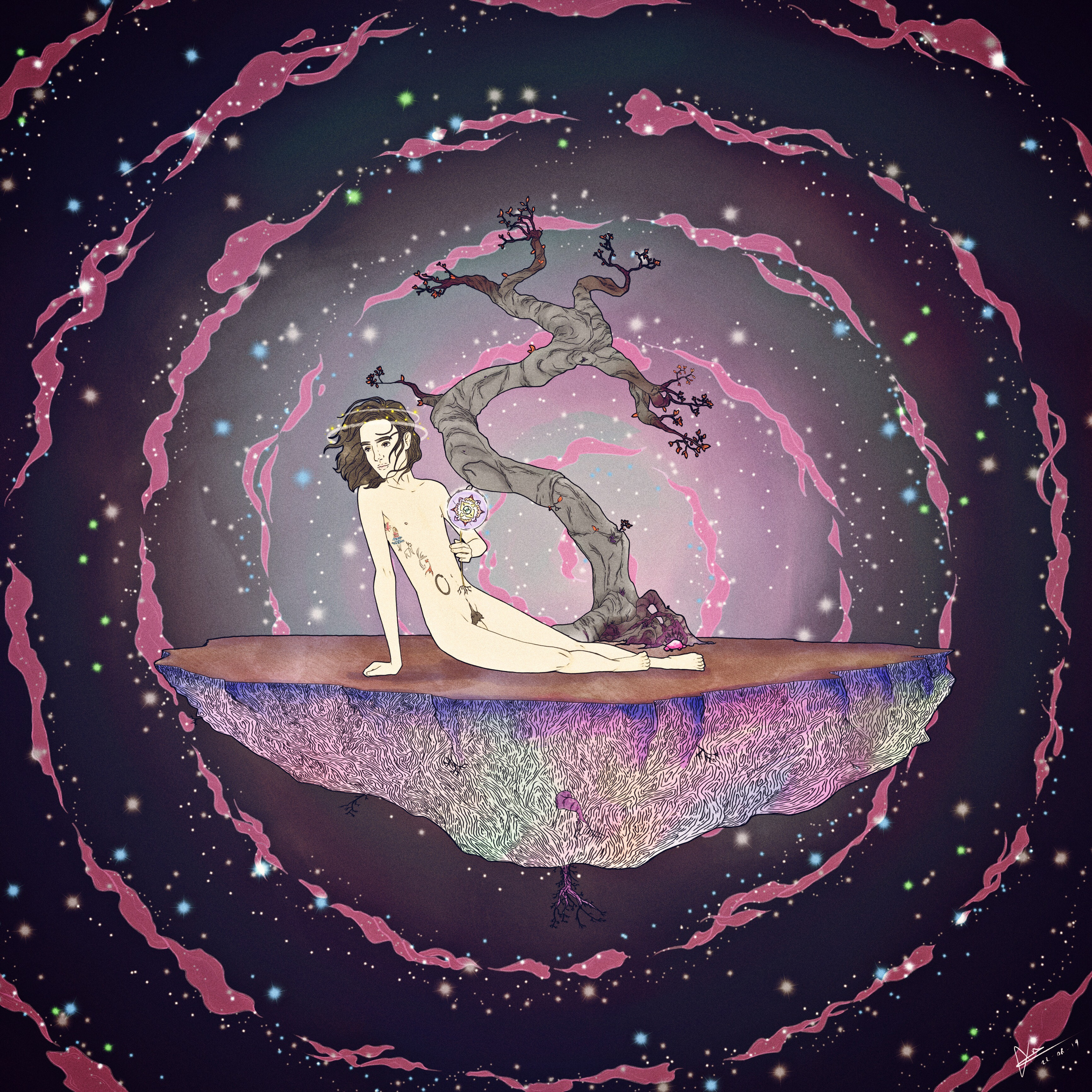 Fraction of Infinity in Illustration and Graphics Inspiration by Alberto Garrido Alfaro
