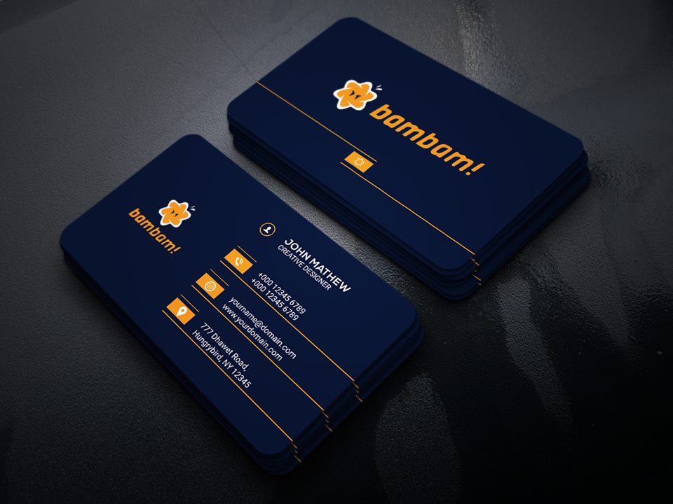 business card by Din business card in Business Card Design Inspiration by Din