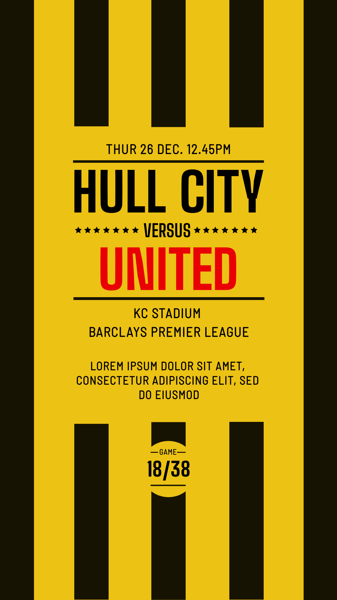 Hull city vs united this sunday in Instagram Story Inspiration by Mahima Bisht