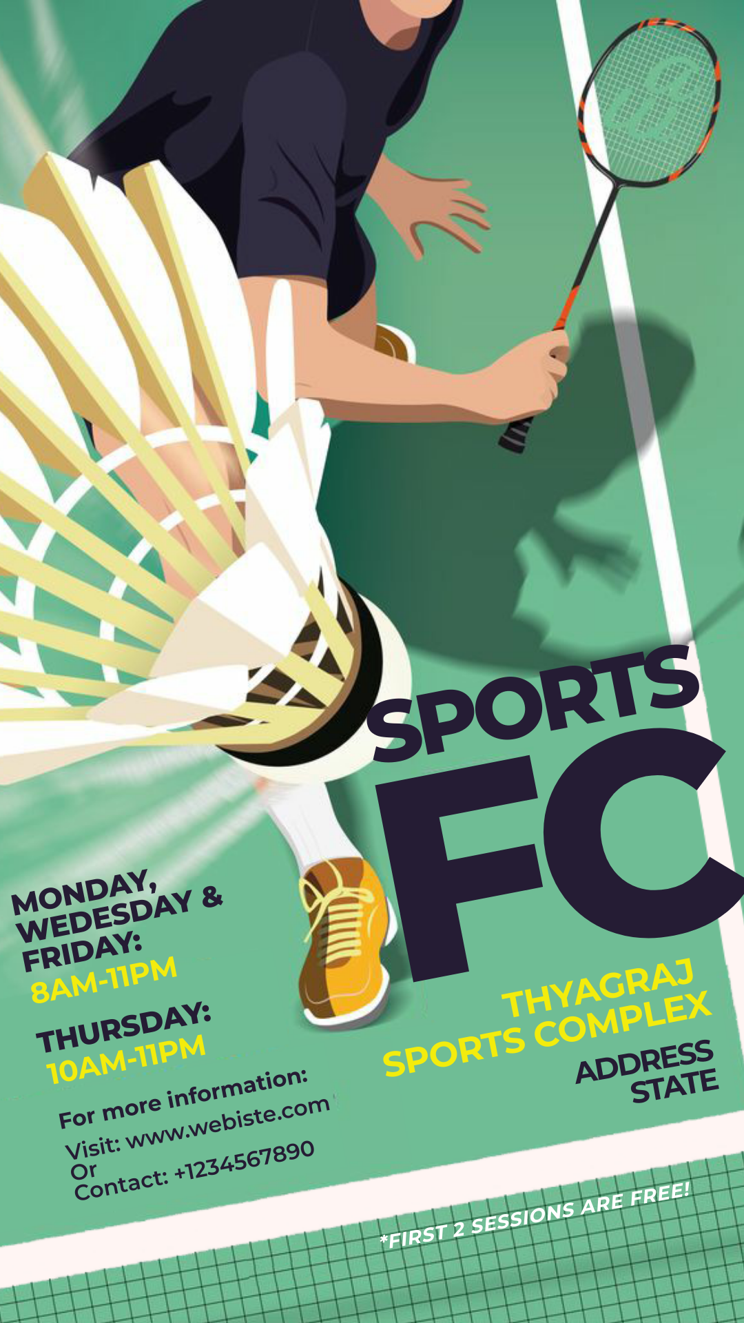 New sports club is here! by Mahima Bisht New sports club is here! in Instagram Story Inspiration by Mahima Bisht
