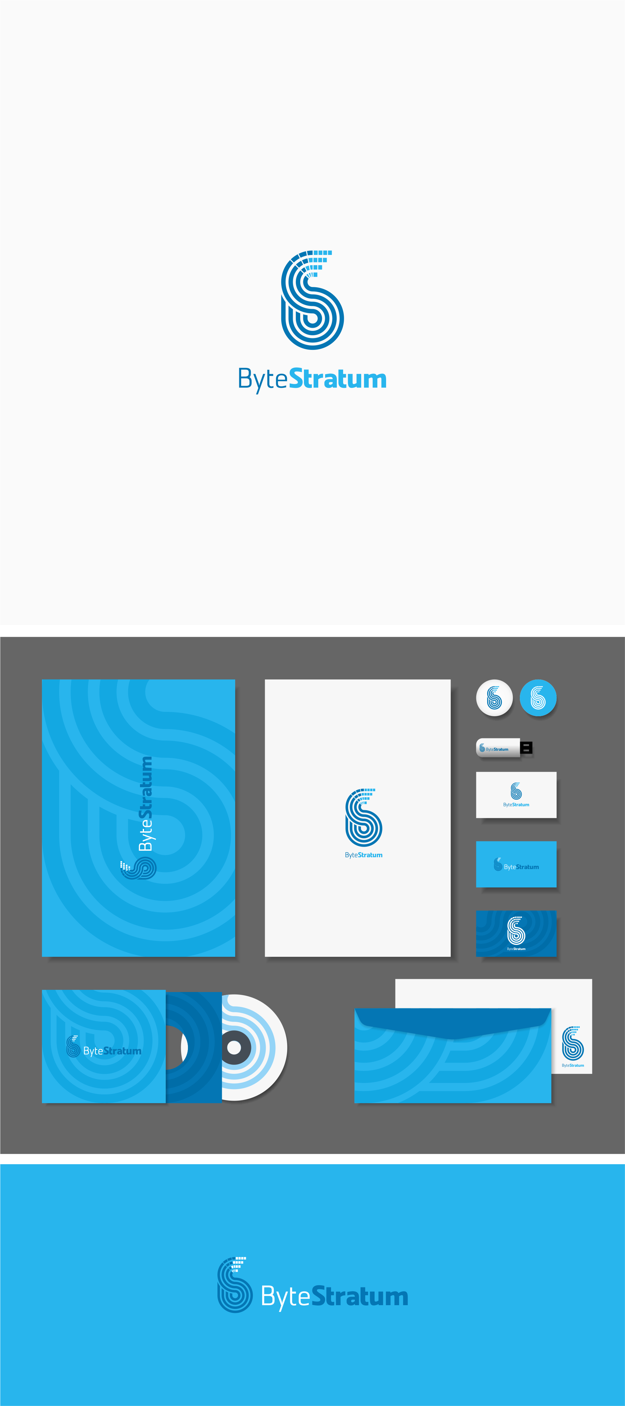 Byte Stratum by Sinyoe Byte Stratum in Logo & Brand Identity Inspiration by Sinyoe