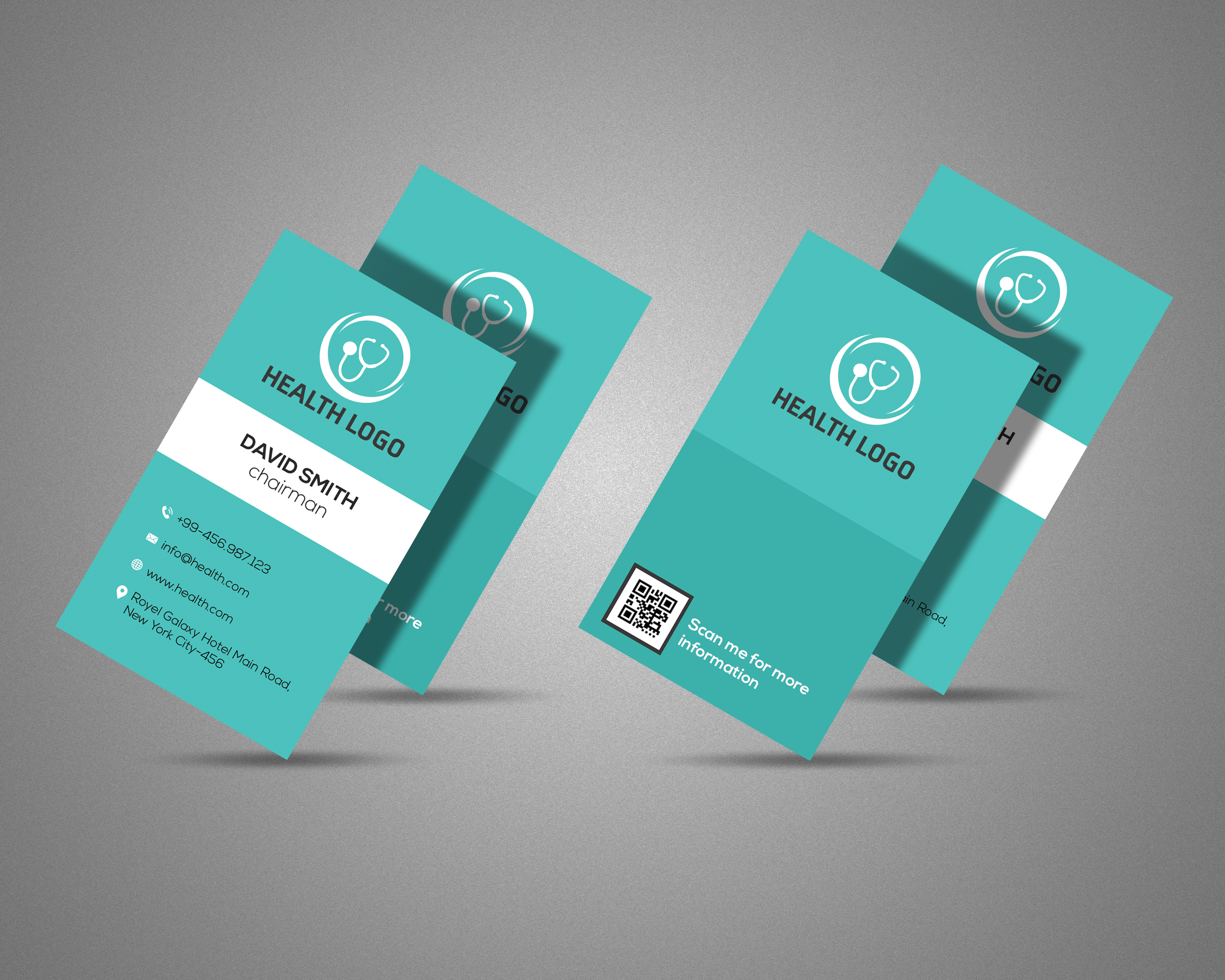 Doctor Business Card by Rabbani Shahin Doctor Business Card in Business Card Design Inspiration by Rabbani Shahin