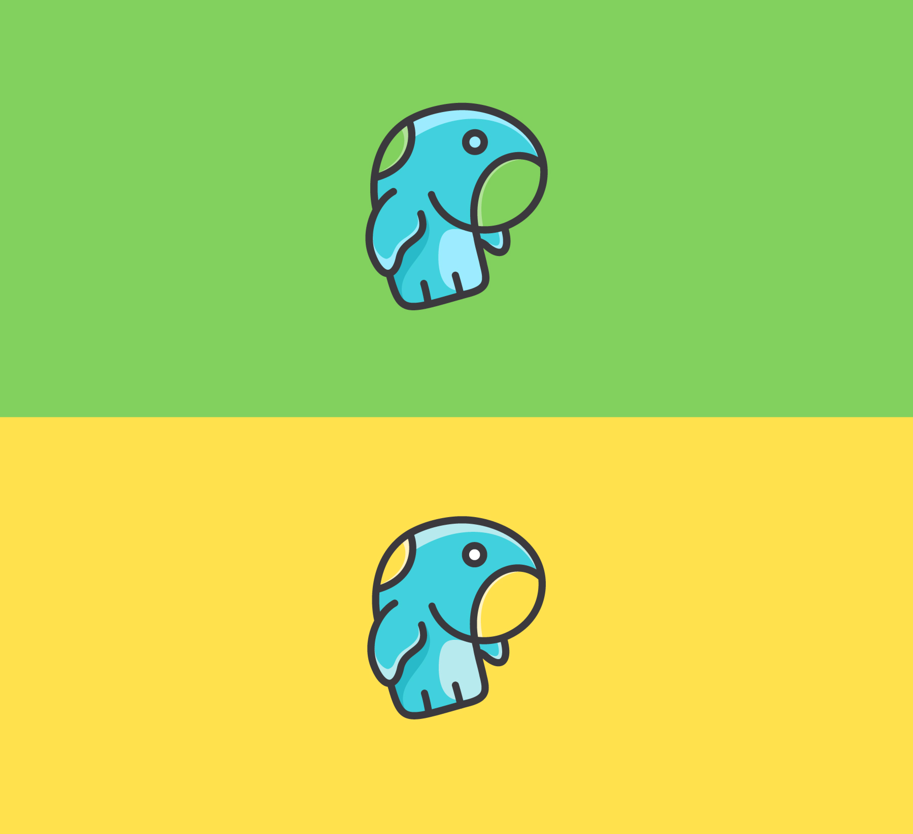 The cutest character in blue color by Pics&bo The cutest character in blue color in Character & Mascot design Inspiration by Pics&bo