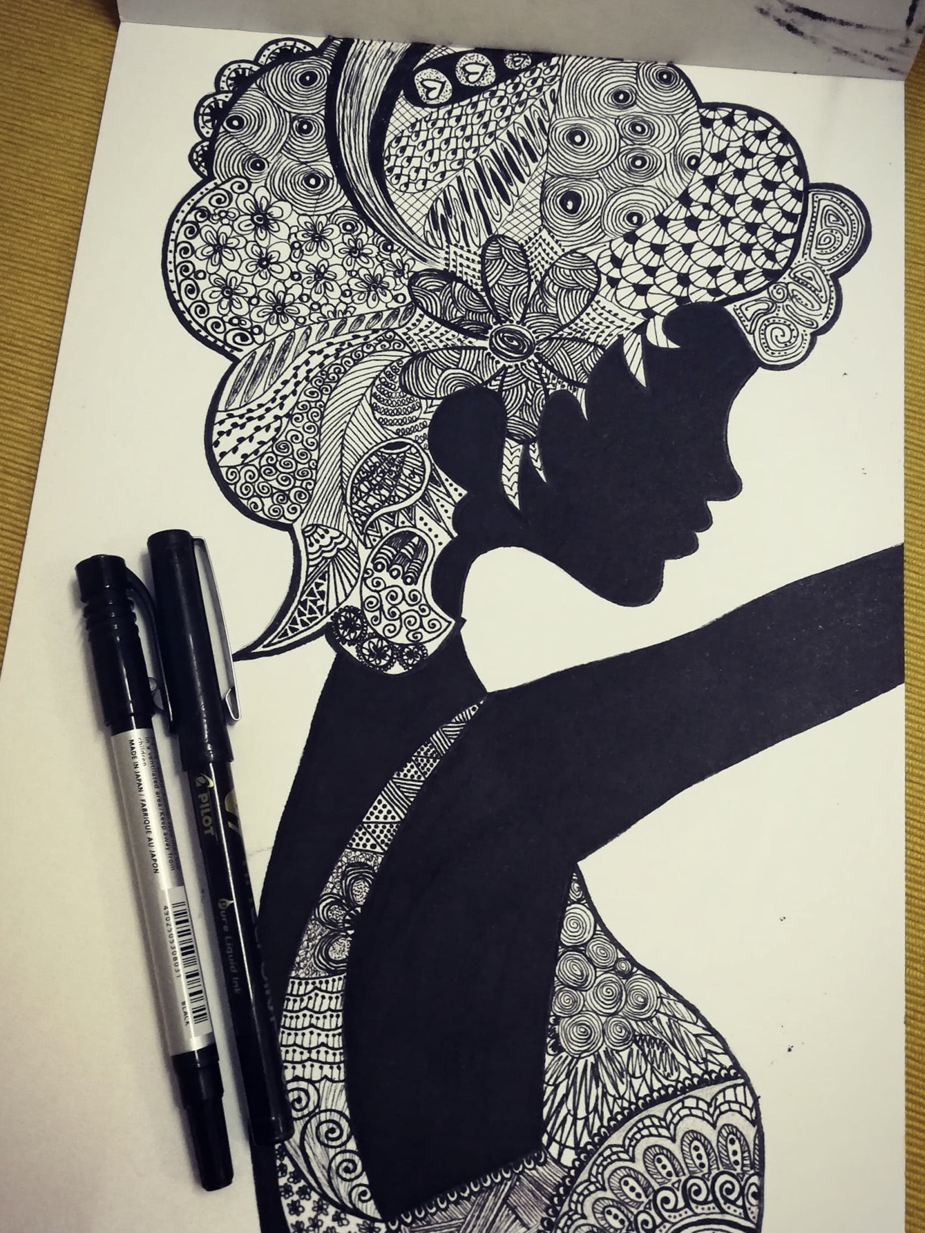 Unapologetic Glamor by Sachini Wijesinghe Unapologetic Glamor in Doodle Art Inspiration by Sachini Wijesinghe