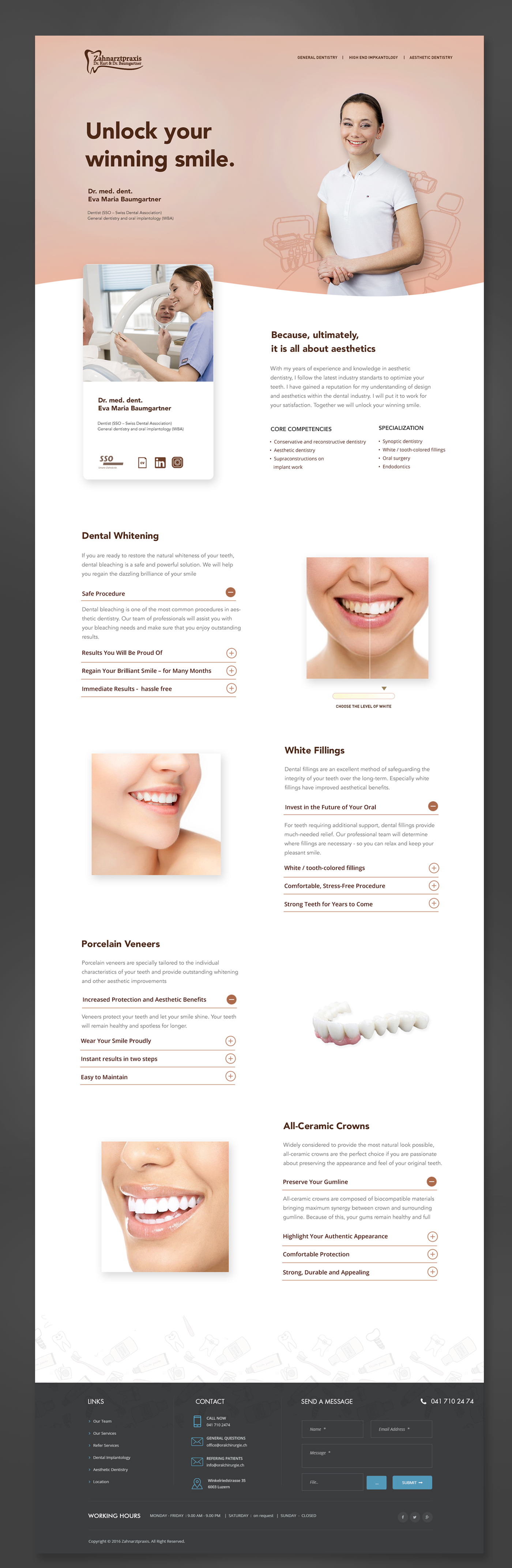dentist aestetic website by Aistudio dentist aestetic website in 3D & 2D Characters Inspiration by Aistudio