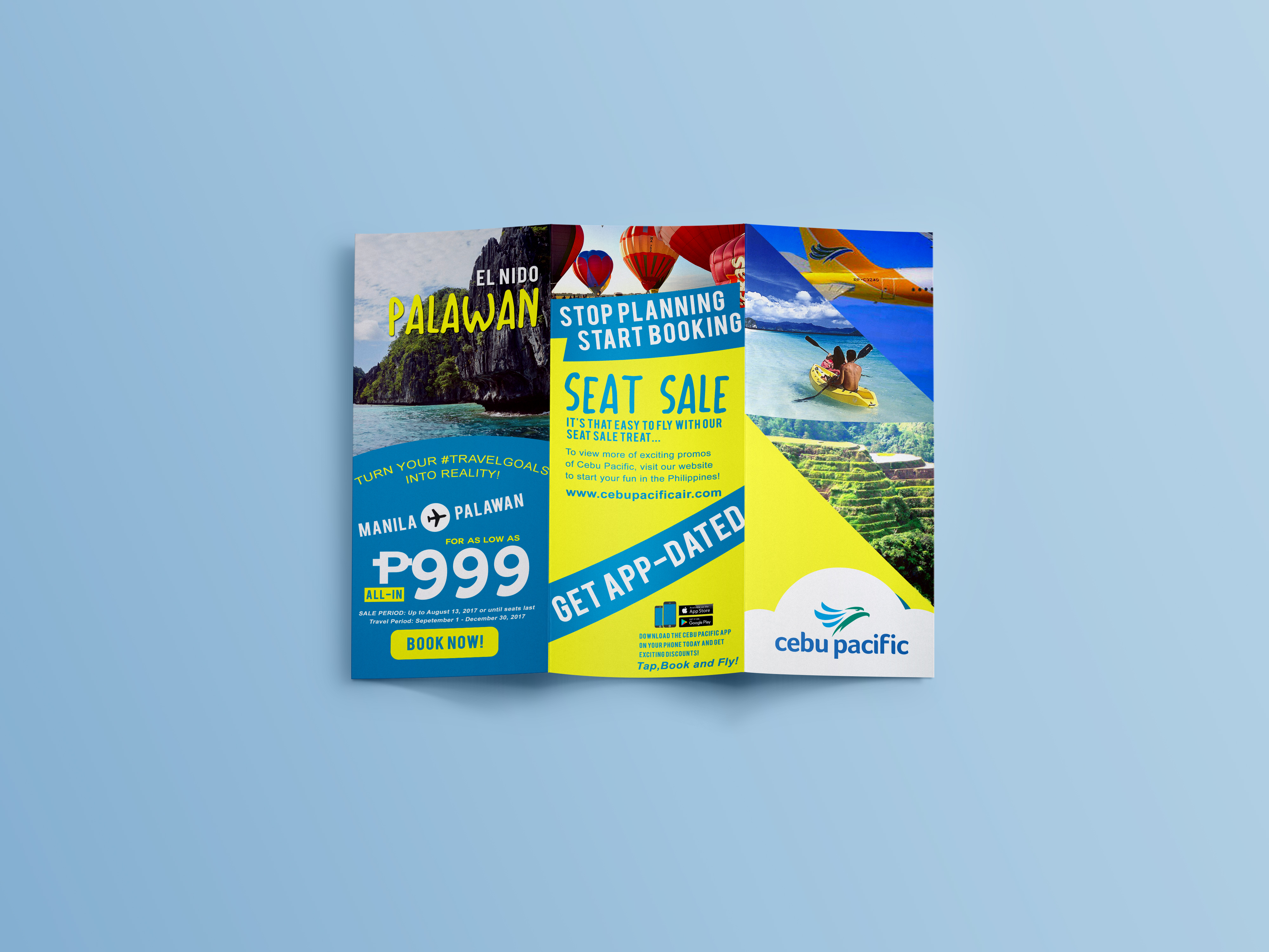 Cebu Pacific Sample Brochure in Brochure Design Inspiration by angelica03villareal