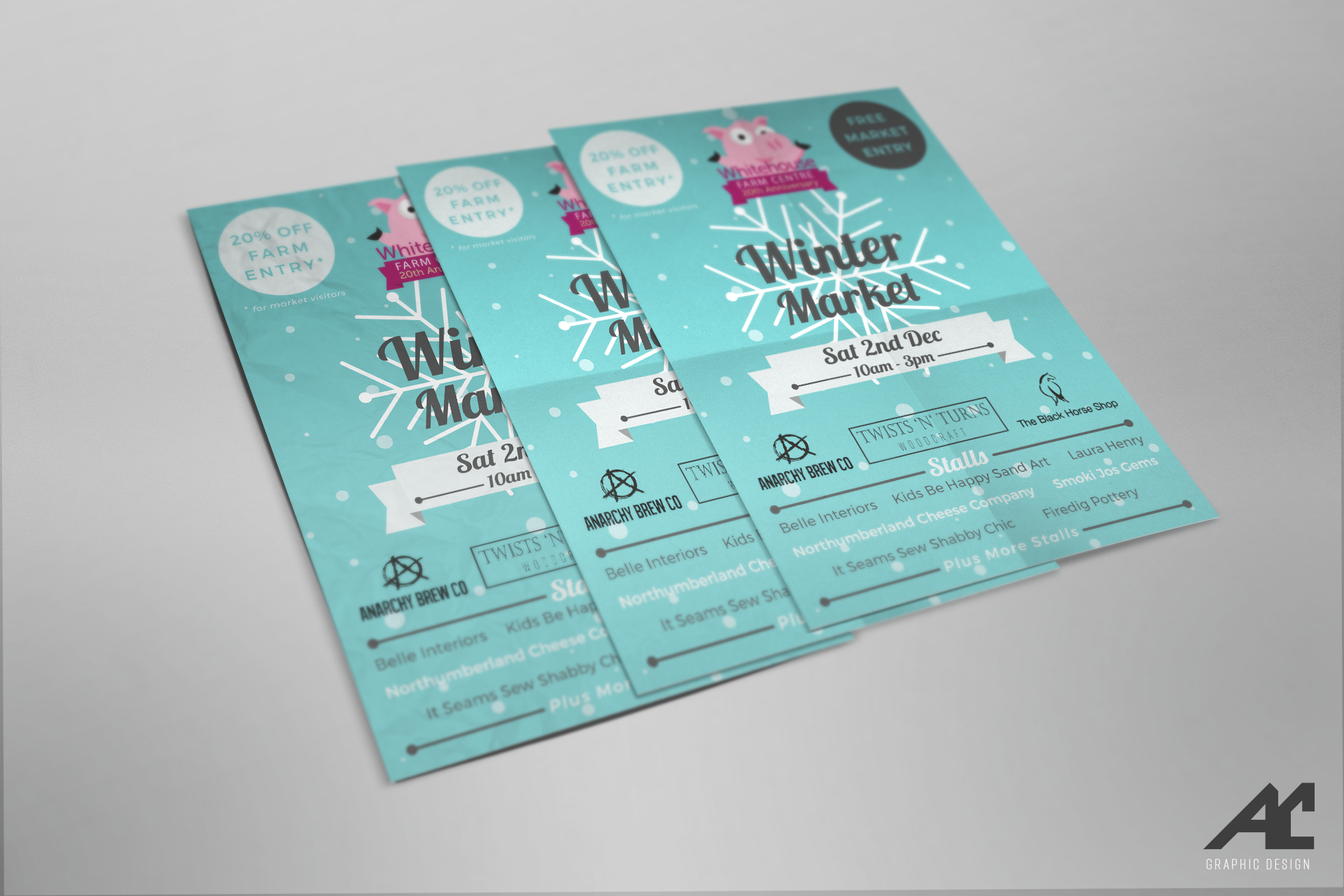 Whitehouse Farm - Winter Market 2017 Poster by Acoatesgraphicdesign Whitehouse Farm - Winter Market 2017 Poster in Poster Design Inspiration by Acoatesgraphicdesign