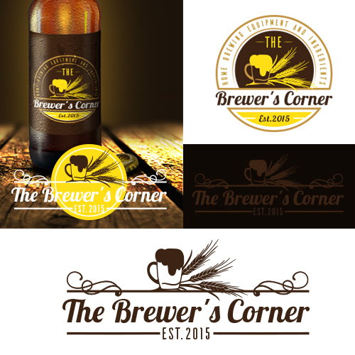 BREWER'S CORNER LOGO by Inbar Cohen BREWER'S CORNER LOGO in Advertisement Design Inspiration by Inbar Cohen