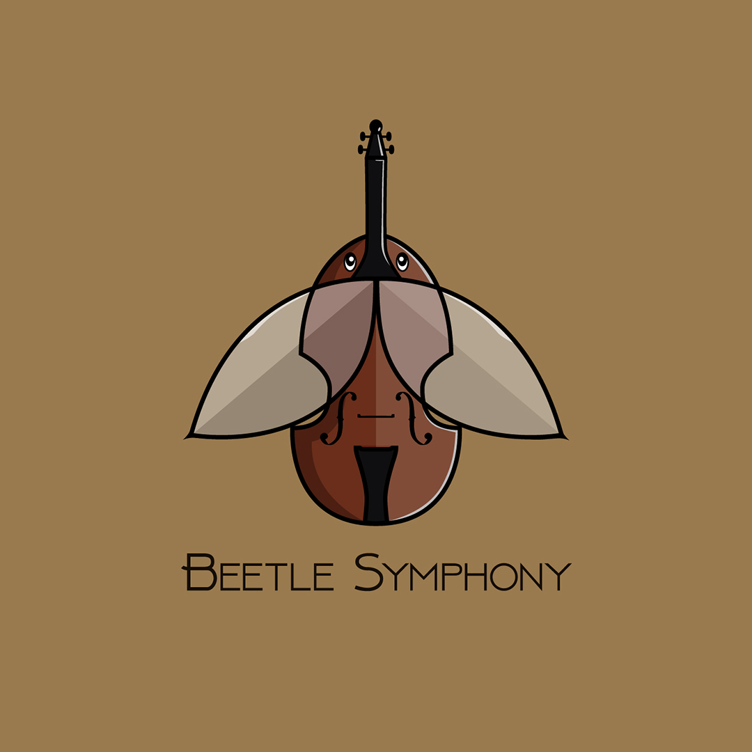 Beetle Symphony Logo by Rahmat Putra Beetle Symphony Logo in Logo Design Inspiration by Rahmat Putra