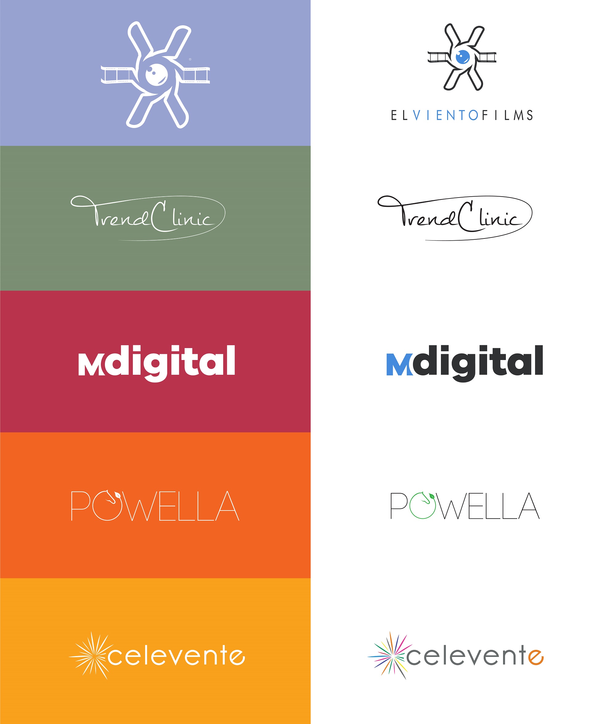 Multiple Designs in Logo & Brand Identity Inspiration by Orlando Hora