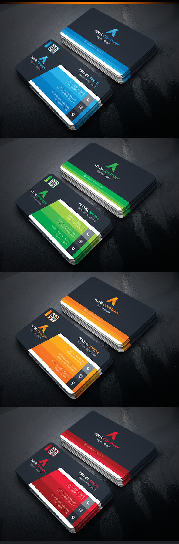 business card design in Business Card Design Inspiration by Pritam