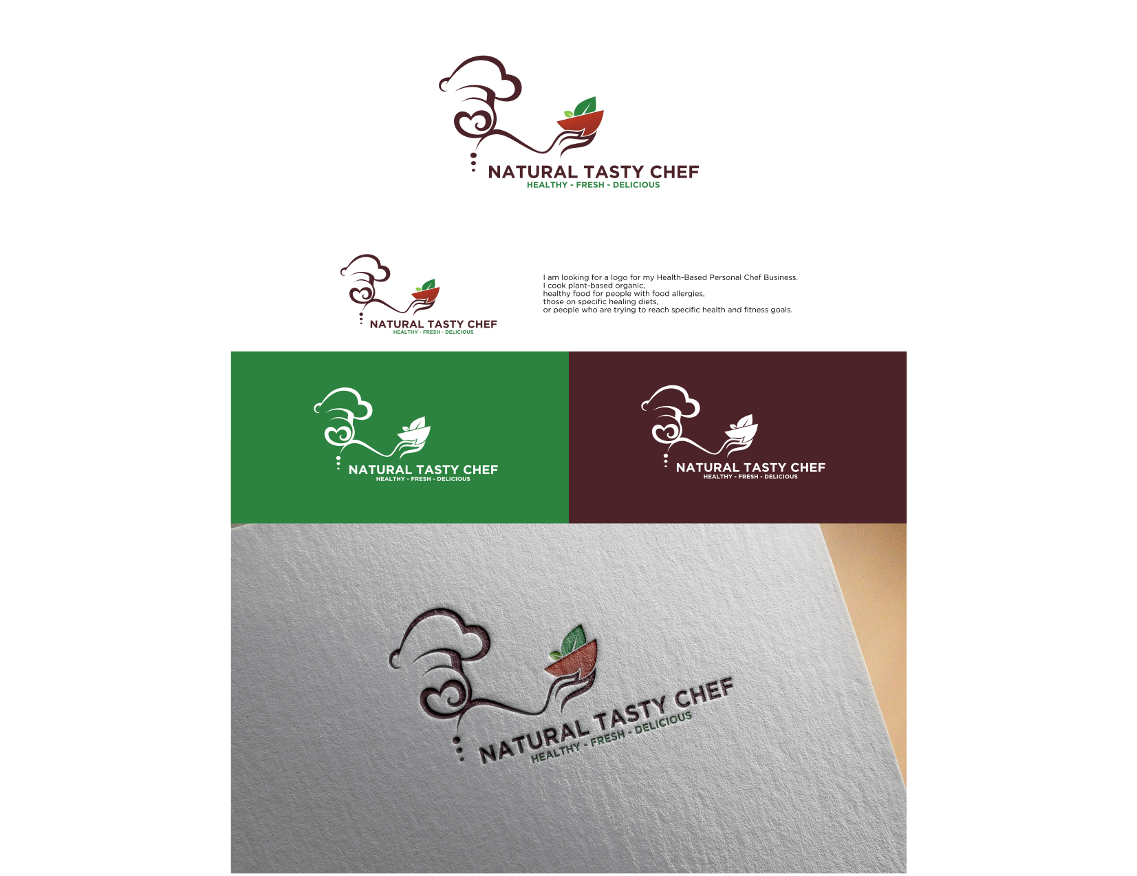 natural tasty chef in Logo Design Inspiration by Sity Badriah