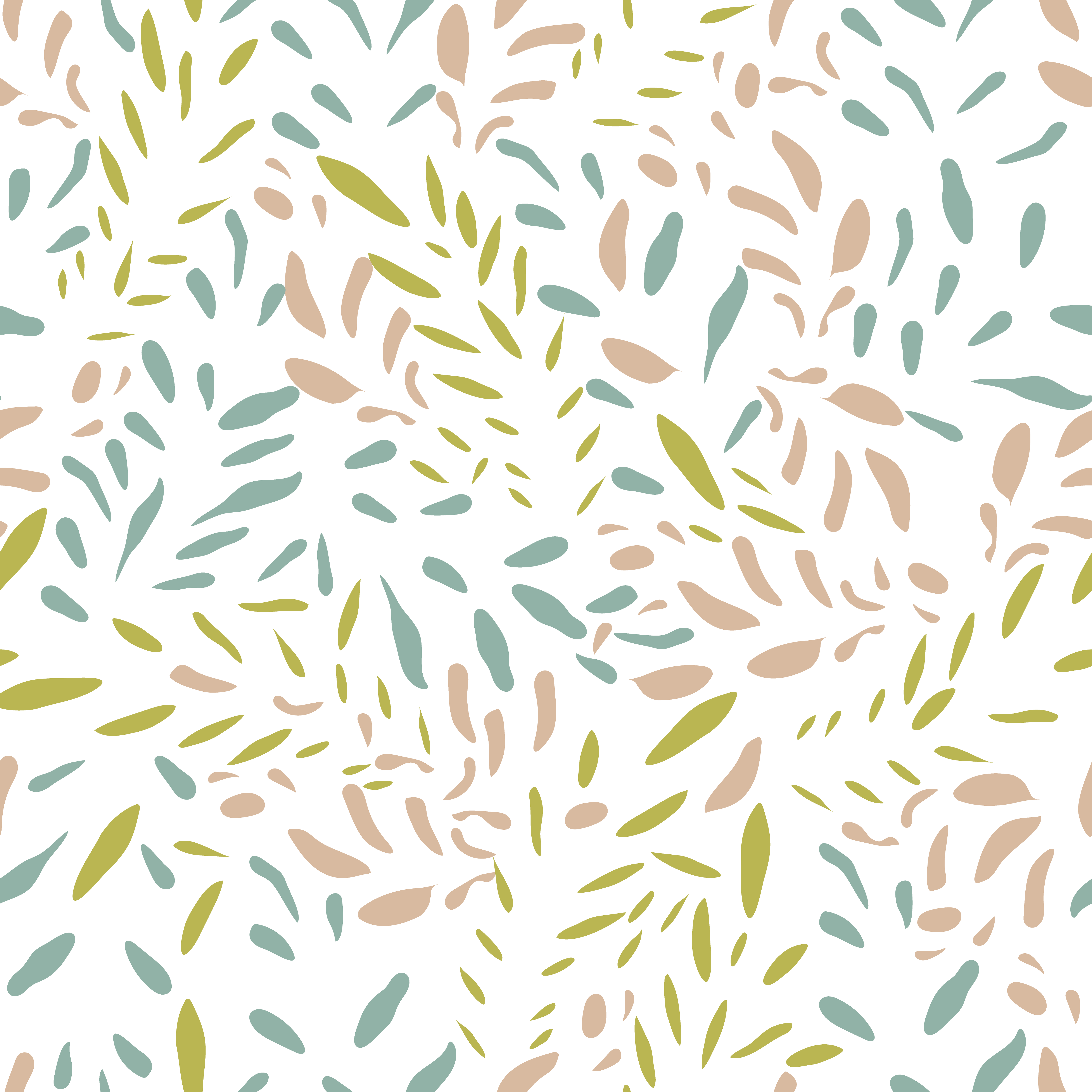 abstract botanical floral pattern in Pattern & Surface Design Inspiration by Mona Ahmed