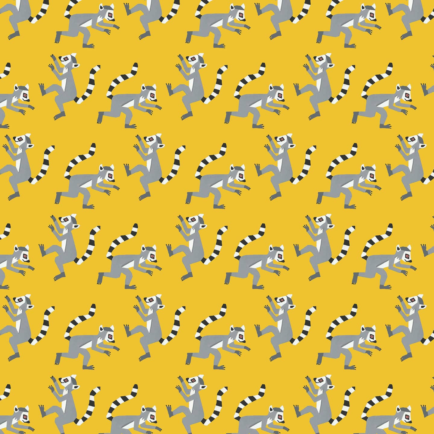 Dancing Lemurs by Jemma Yates Dancing Lemurs in Drawing Inspiration by Jemma Yates