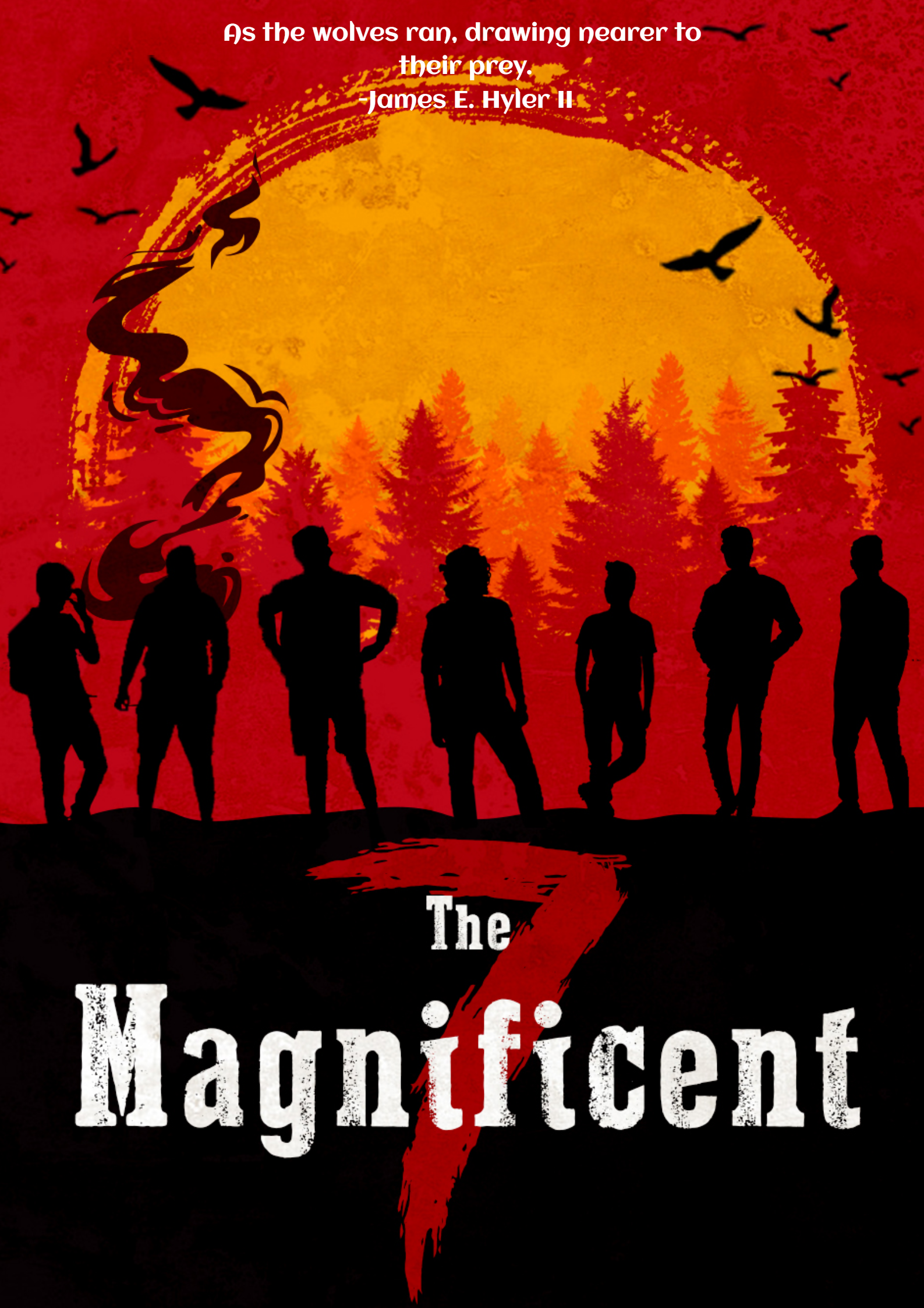 The Magnificent Seven by Pranav Neerad The Magnificent Seven in Poster Design Inspiration by Pranav Neerad