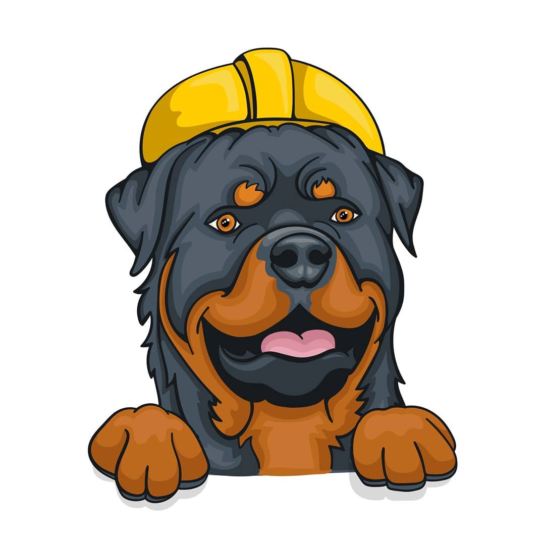 Rottweiler Illustration by Elisabetta Amerio Rottweiler Illustration in Illustration and Graphics Inspiration by Elisabetta Amerio
