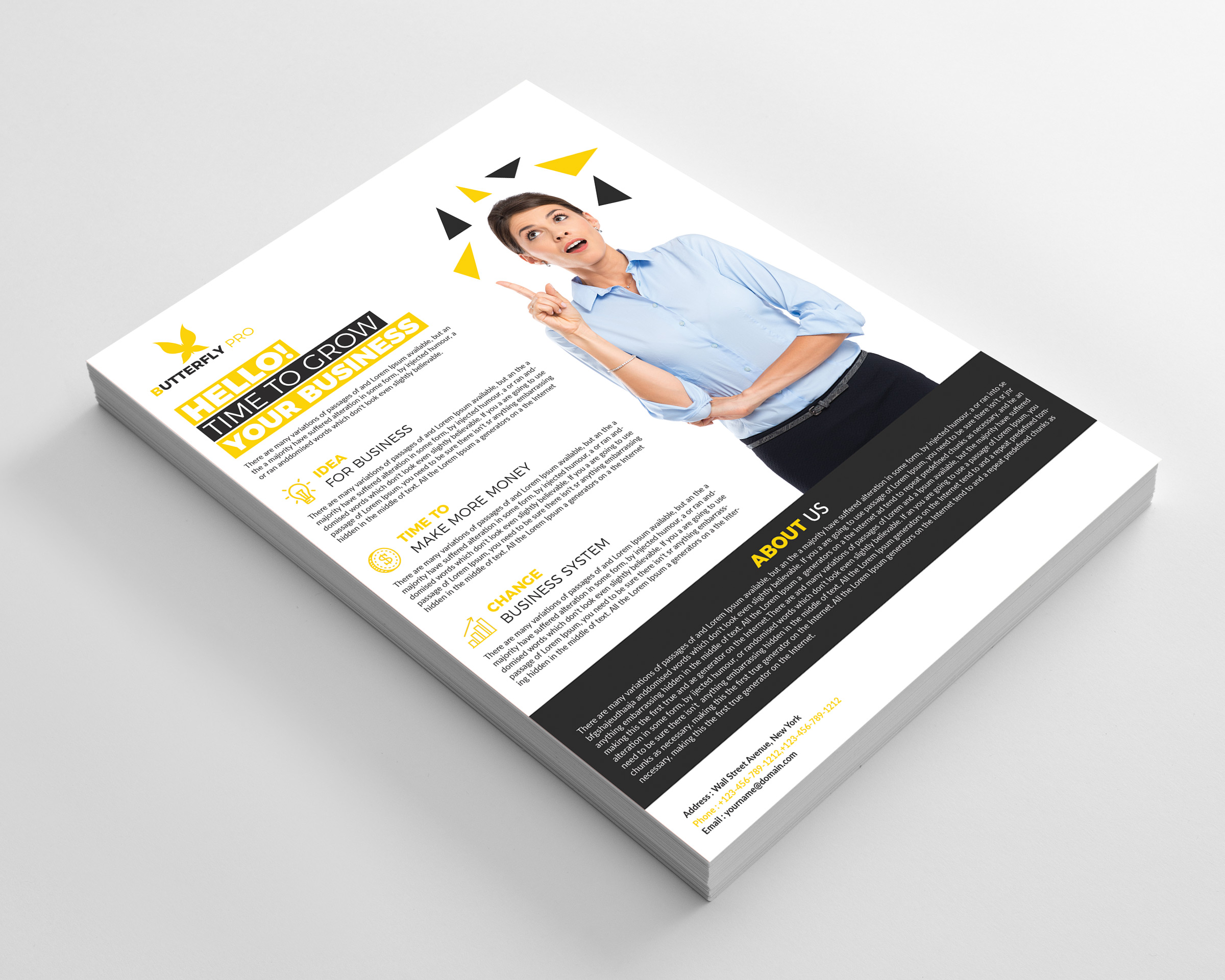 Corporate Flyer by Sab Studio Corporate Flyer in Advertisement Design Inspiration by Sab Studio