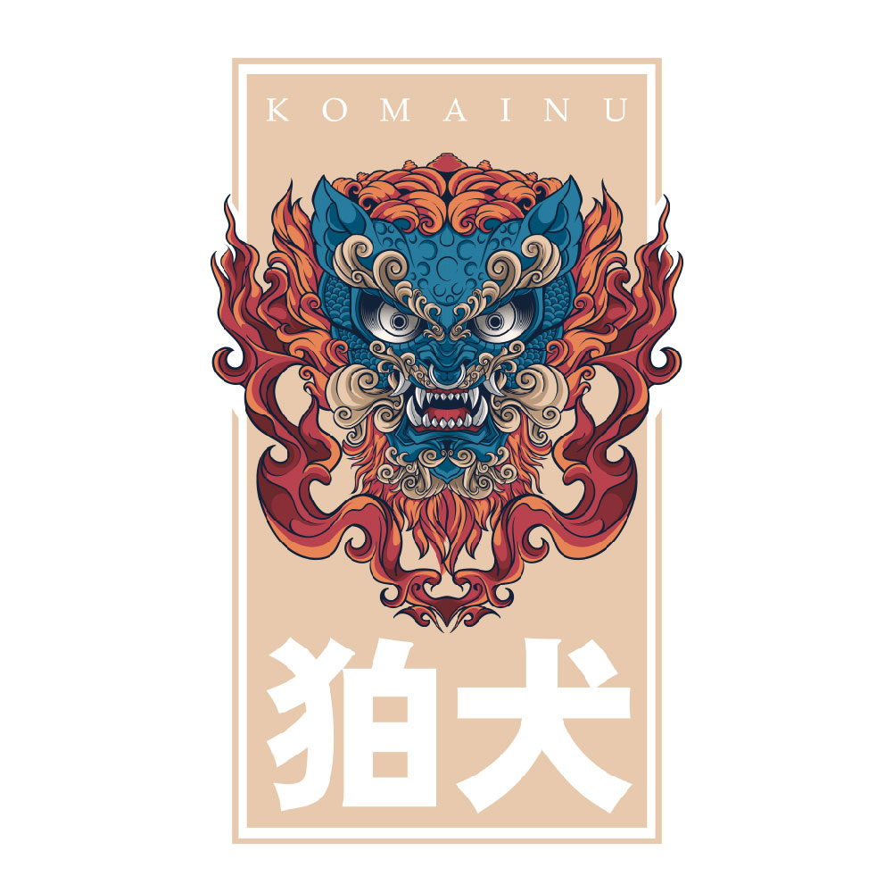 Japanese Komainu by Vandy Muhammad Japanese Komainu in Illustration and Graphics Inspiration by Vandy Muhammad