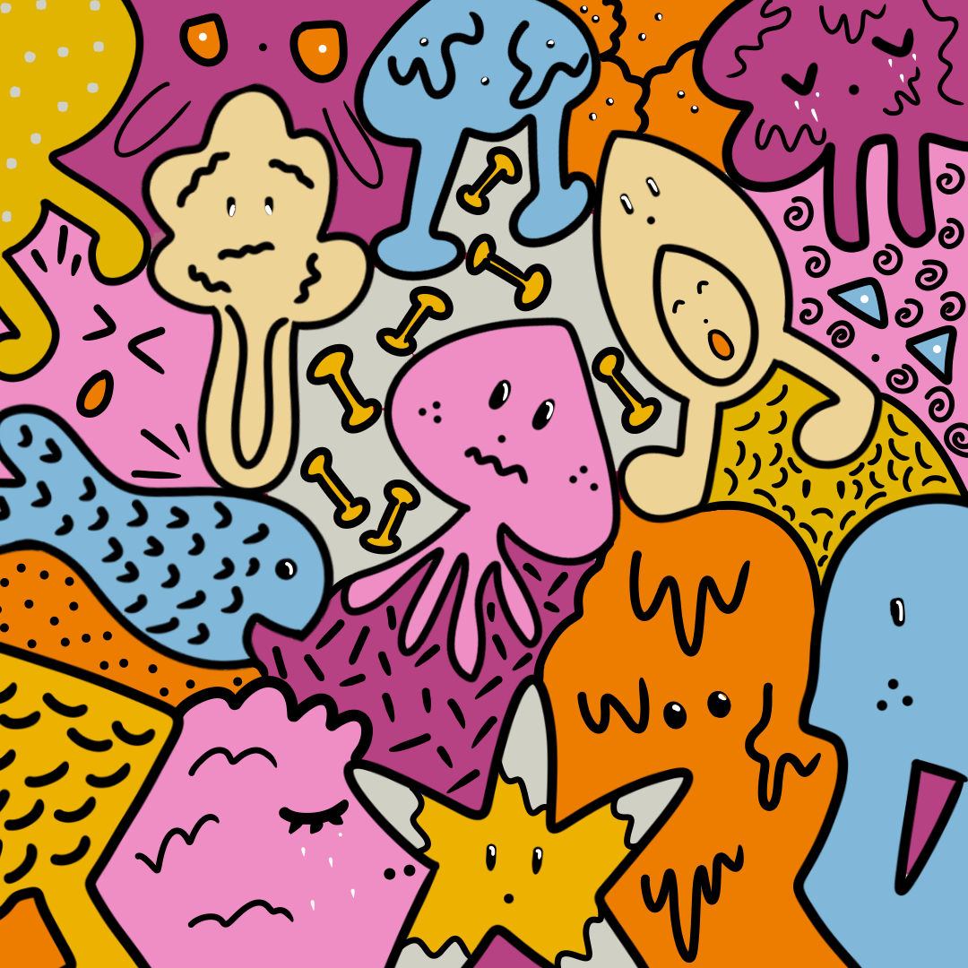 Doodle in Pattern & Surface Design Inspiration by Nusroh Dinillah