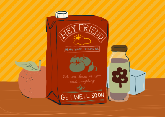 Hey Friend, Get Well Soon in Card Inspiration by Kaiya Inouye