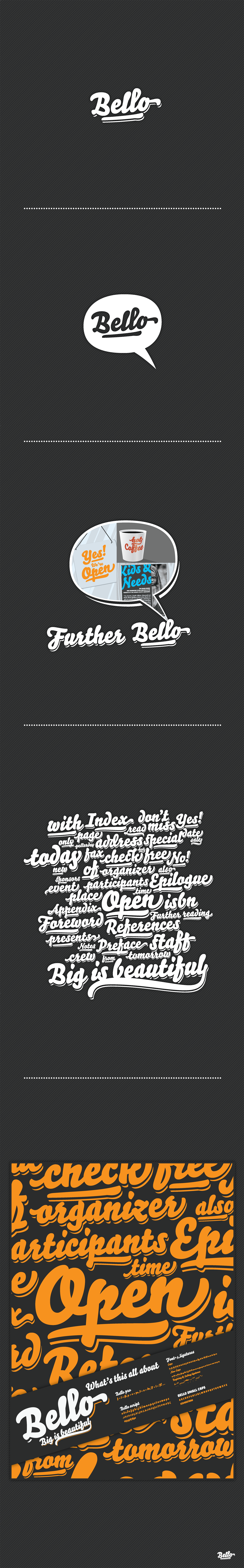 Bello - Font presentation by Adrian Botoncea Bello - Font presentation in Advertisement Design Inspiration by Adrian Botoncea