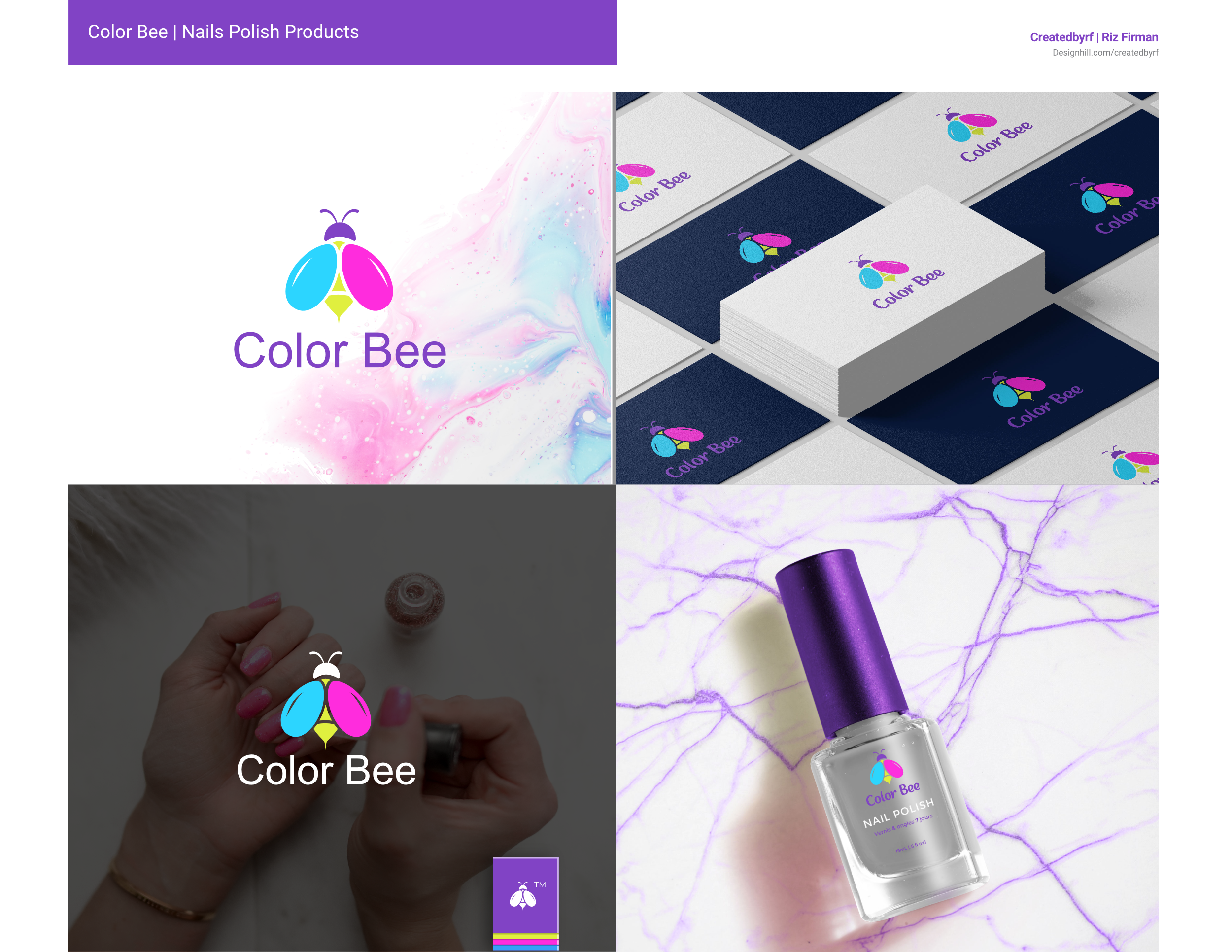 Color Bee Logo Design By Rizky Firman 349268 - Designhill