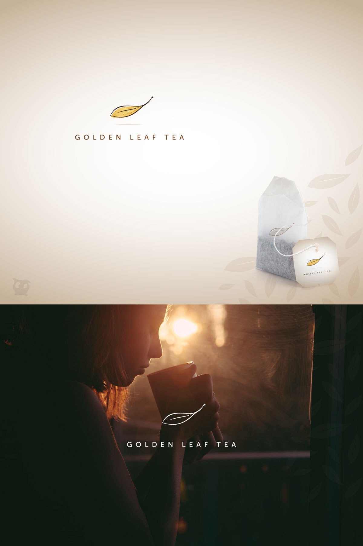 Golden Tea Logo by Nvrmindr Golden Tea Logo in Logo Design Inspiration by Nvrmindr
