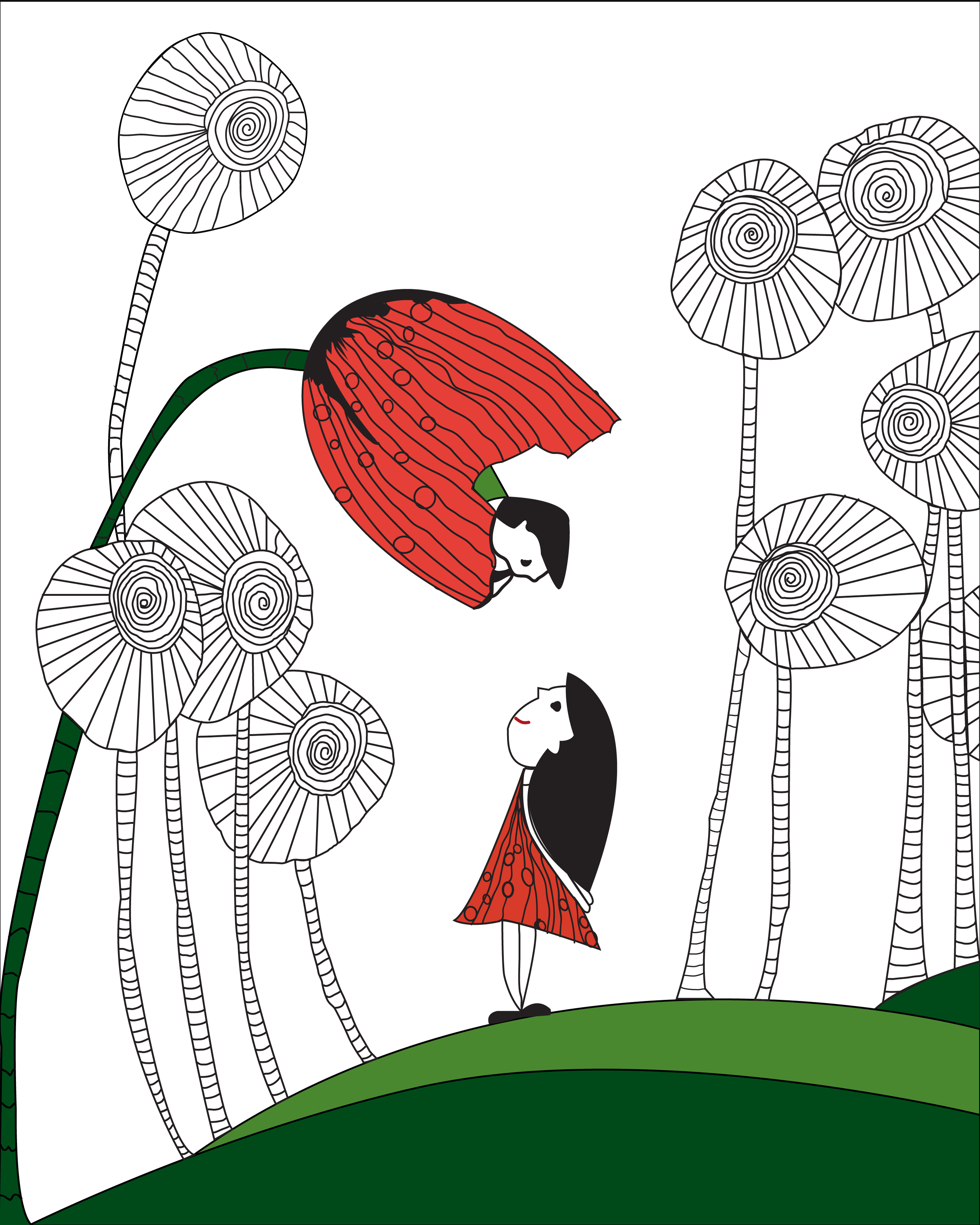 illustration art of brother sister by Namrata Tomar illustration art of brother sister in Doodle Art Inspiration by Namrata Tomar