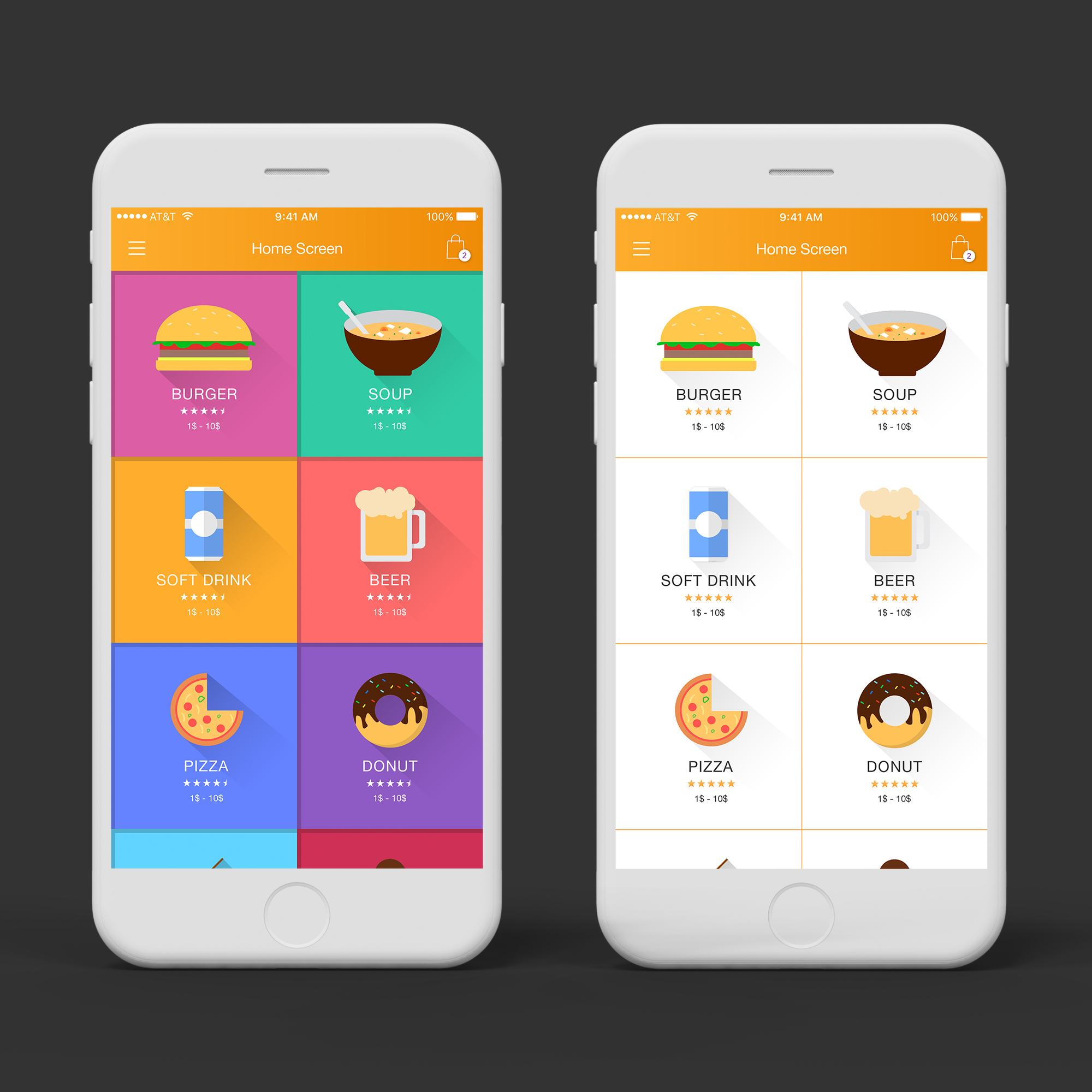 Food App Menu Screen Design By Appinnovation 32446 - Designhill