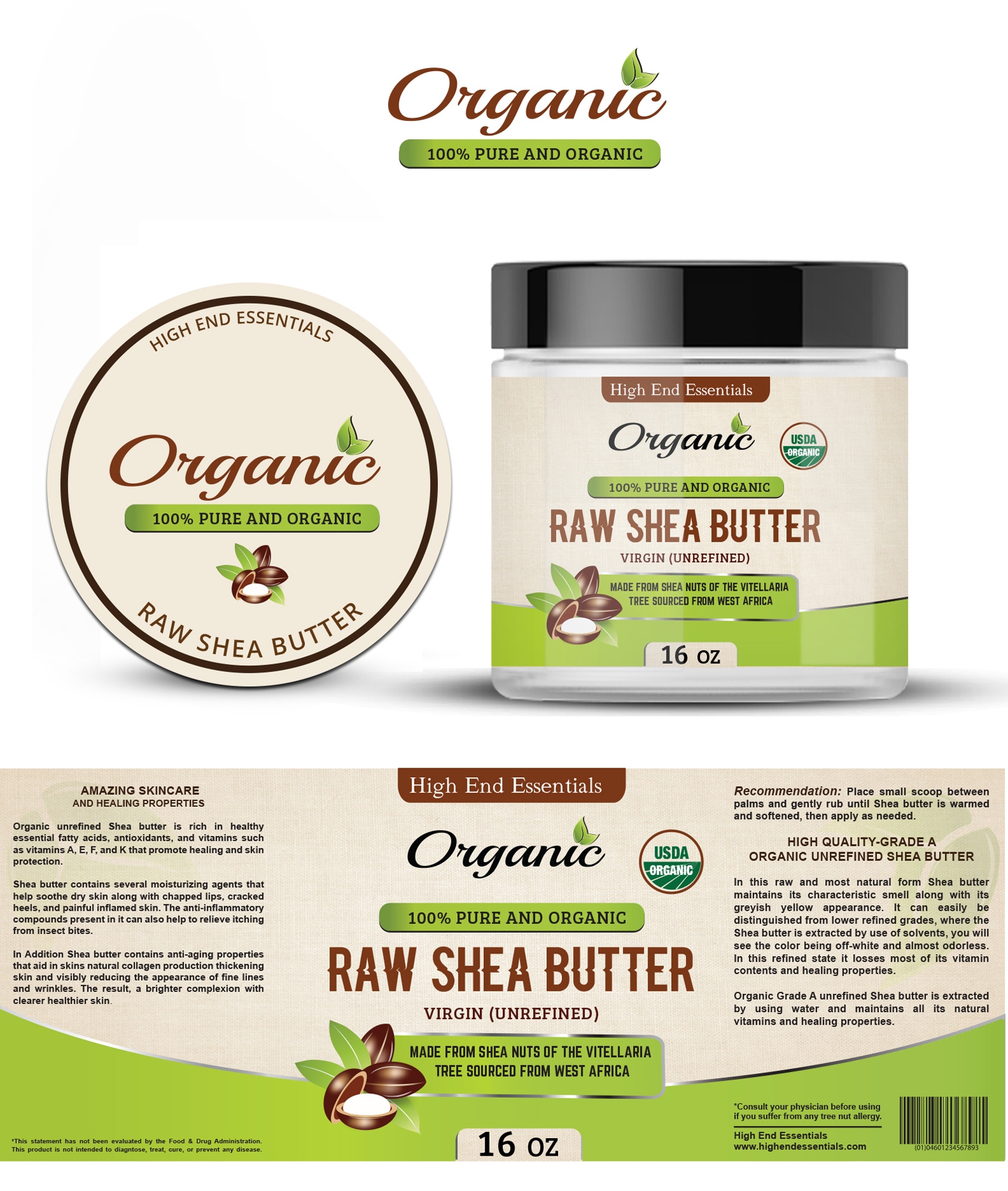 Organic Product - Label Design BY Maksud704 368175 - Designhill