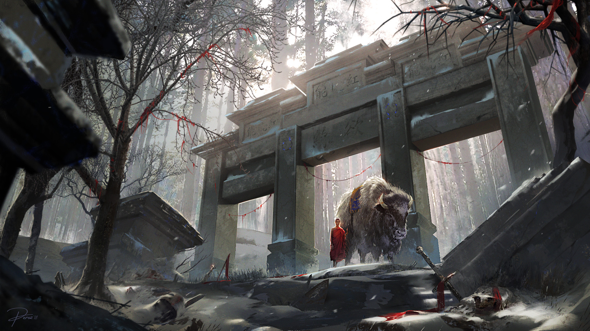 Borders of Existence in Illustration and Graphics Inspiration by Roanna Peroz