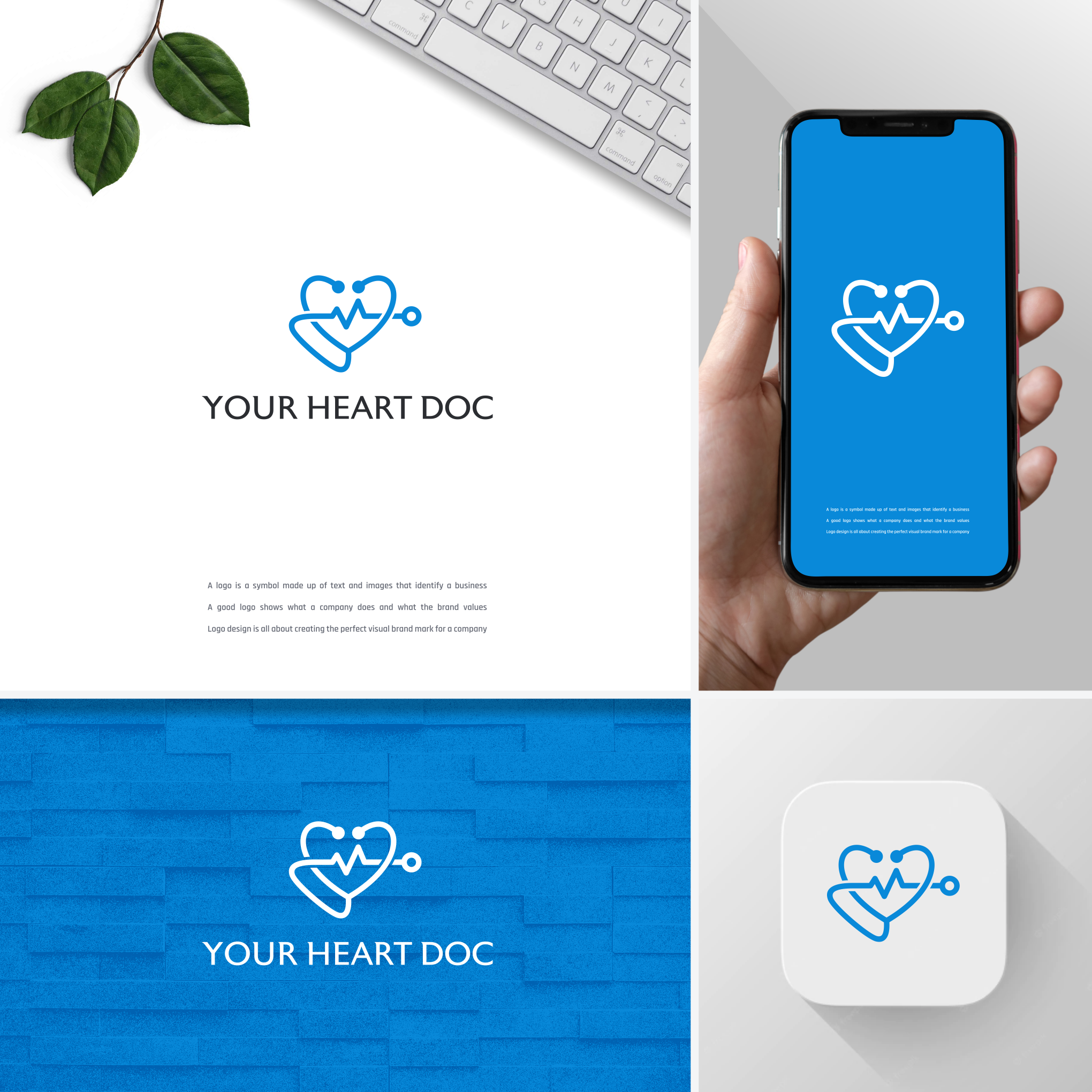 Your Heart Doc in Logo & Brand Identity Inspiration by Studio