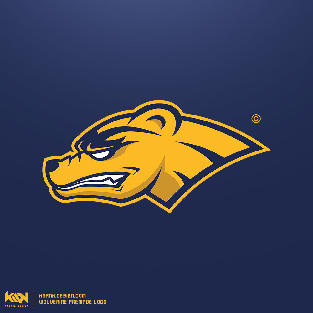 wolverine logo by Karnk.design wolverine logo in Logo Design Inspiration by Karnk.design