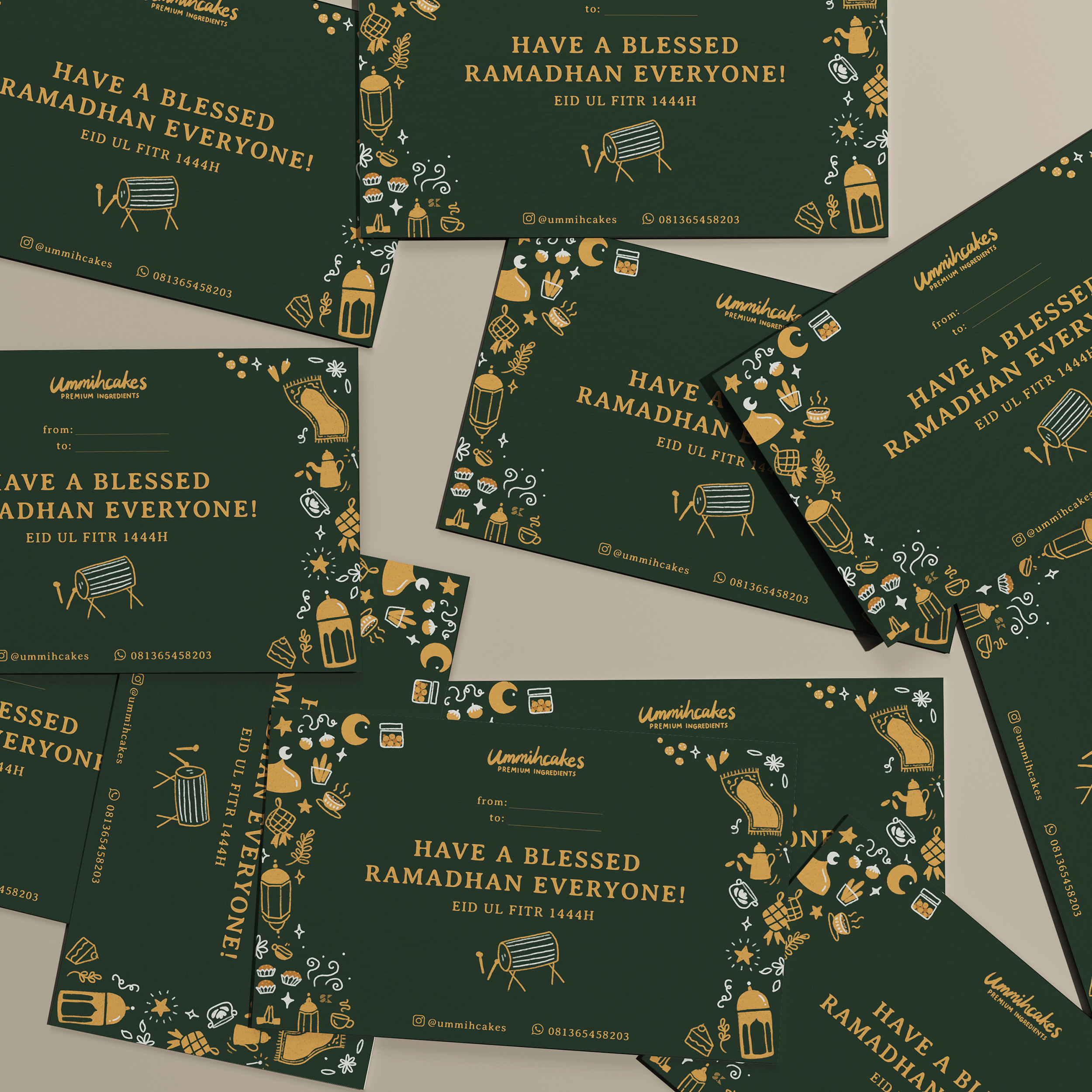 Gift Card Illustration by Nanaaask Gift Card Illustration in Invitation Card Design Inspiration by Nanaaask