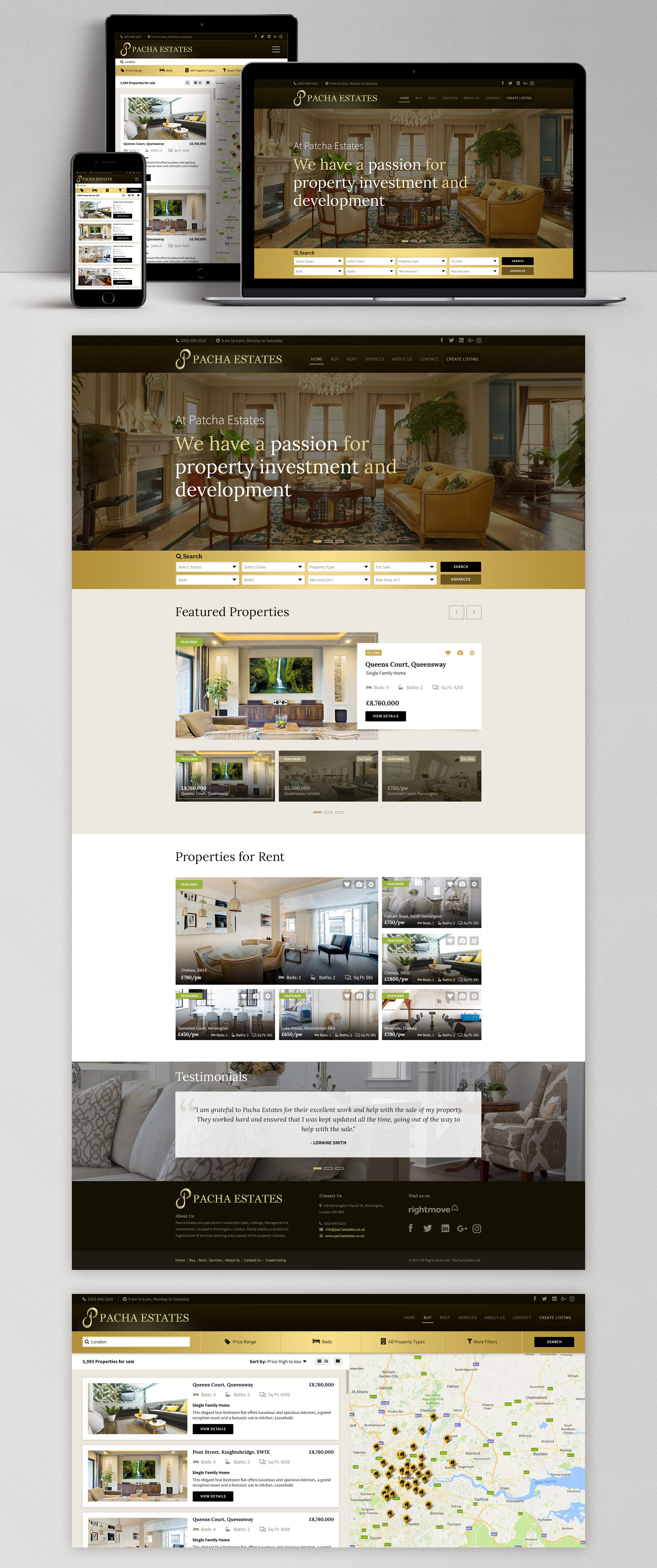 Real Estate Website by Bharce Real Estate Website in Website Design Inspiration by Bharce