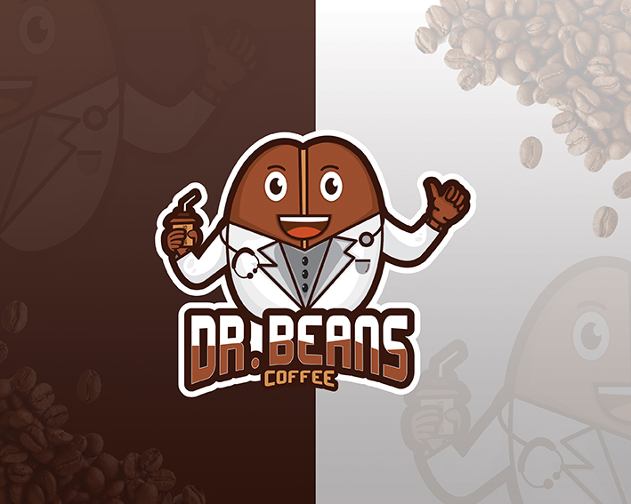 Dr.Beans coffee by Andika Prasetyo Dr.Beans coffee in Logo Design Inspiration by Andika Prasetyo