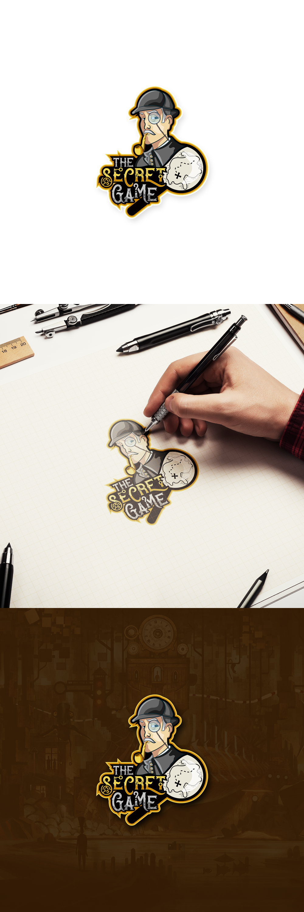 The Secret Game in Logo Design Inspiration by Butryk