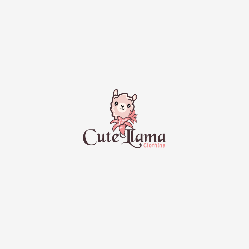 cute Llama in Logo Design Inspiration by Sanja Svilar