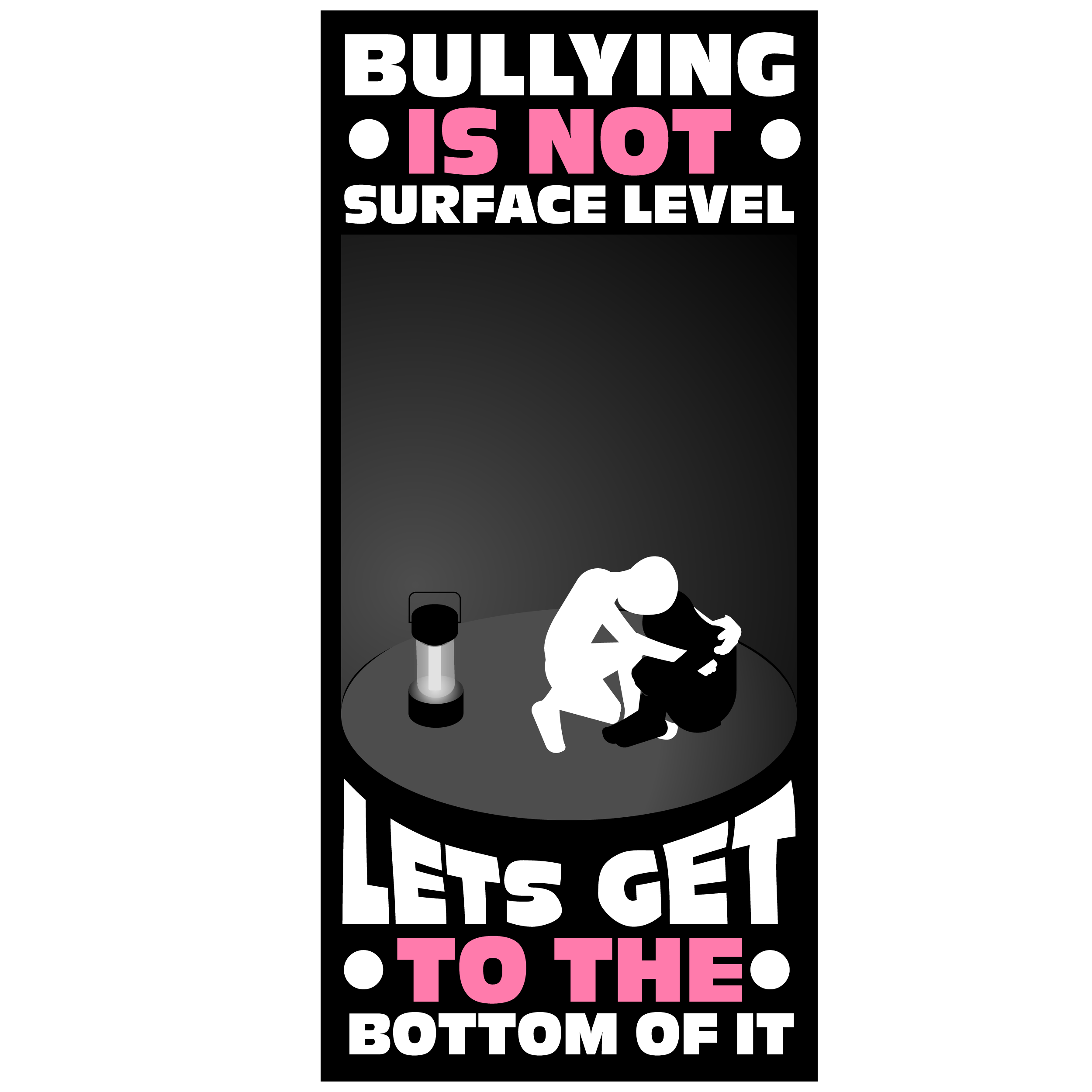 Bullying is not surface level. Grey by Tyler Arseneau Bullying is not surface level. Grey in Digital Art Inspiration by Tyler Arseneau