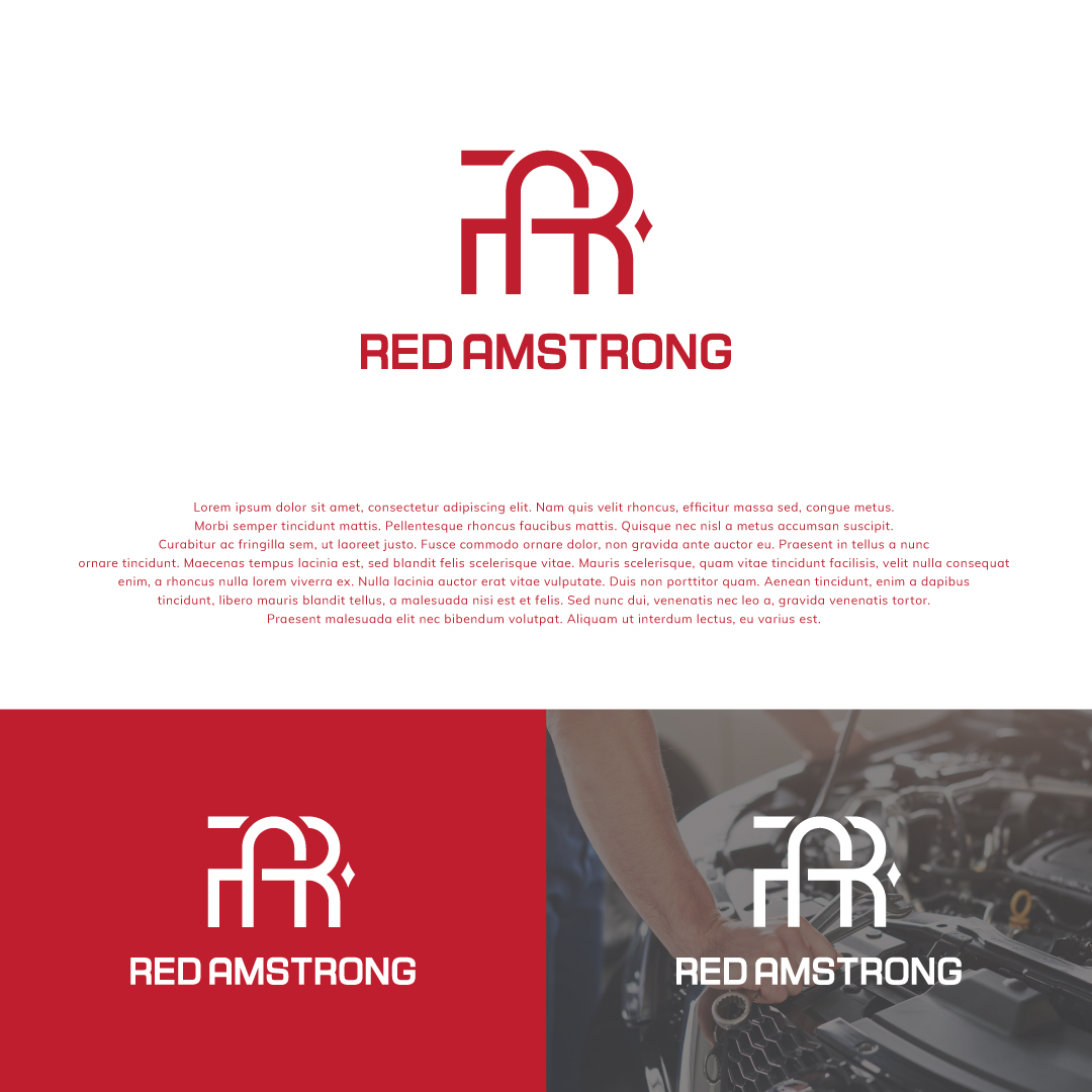 Red Amstrong in Logo Design Inspiration by Emsya