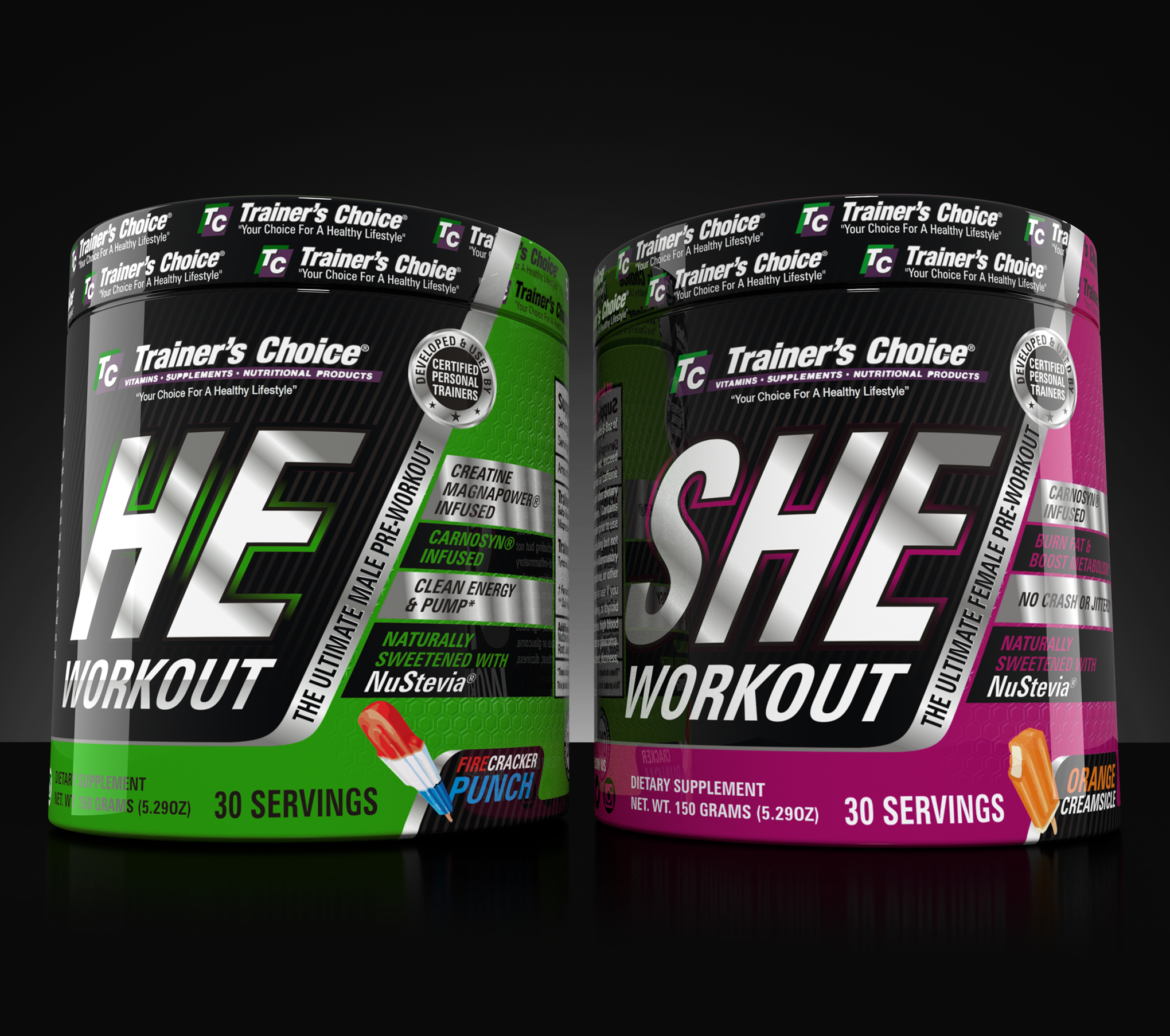 Pre-Workout Label for Trainer's Choice by Aalamvision Pre-Workout Label for Trainer's Choice in Label Design Inspiration by Aalamvision