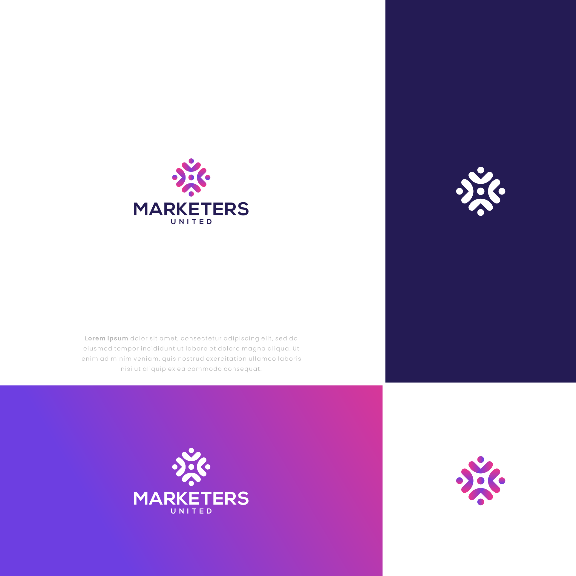 Marketers United by Artonea Marketers United in Logo Design Inspiration by Artonea