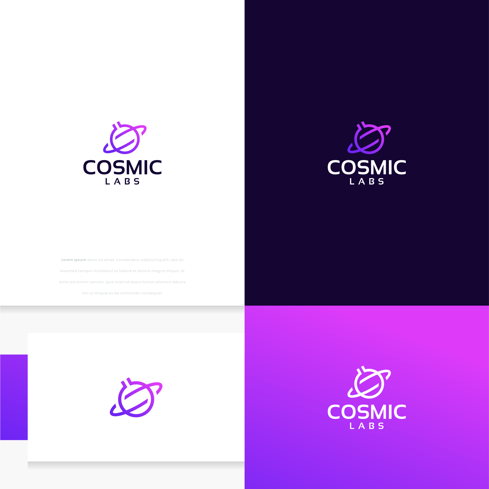Cosmic Labs by Artonea Cosmic Labs in Logo Design Inspiration by Artonea