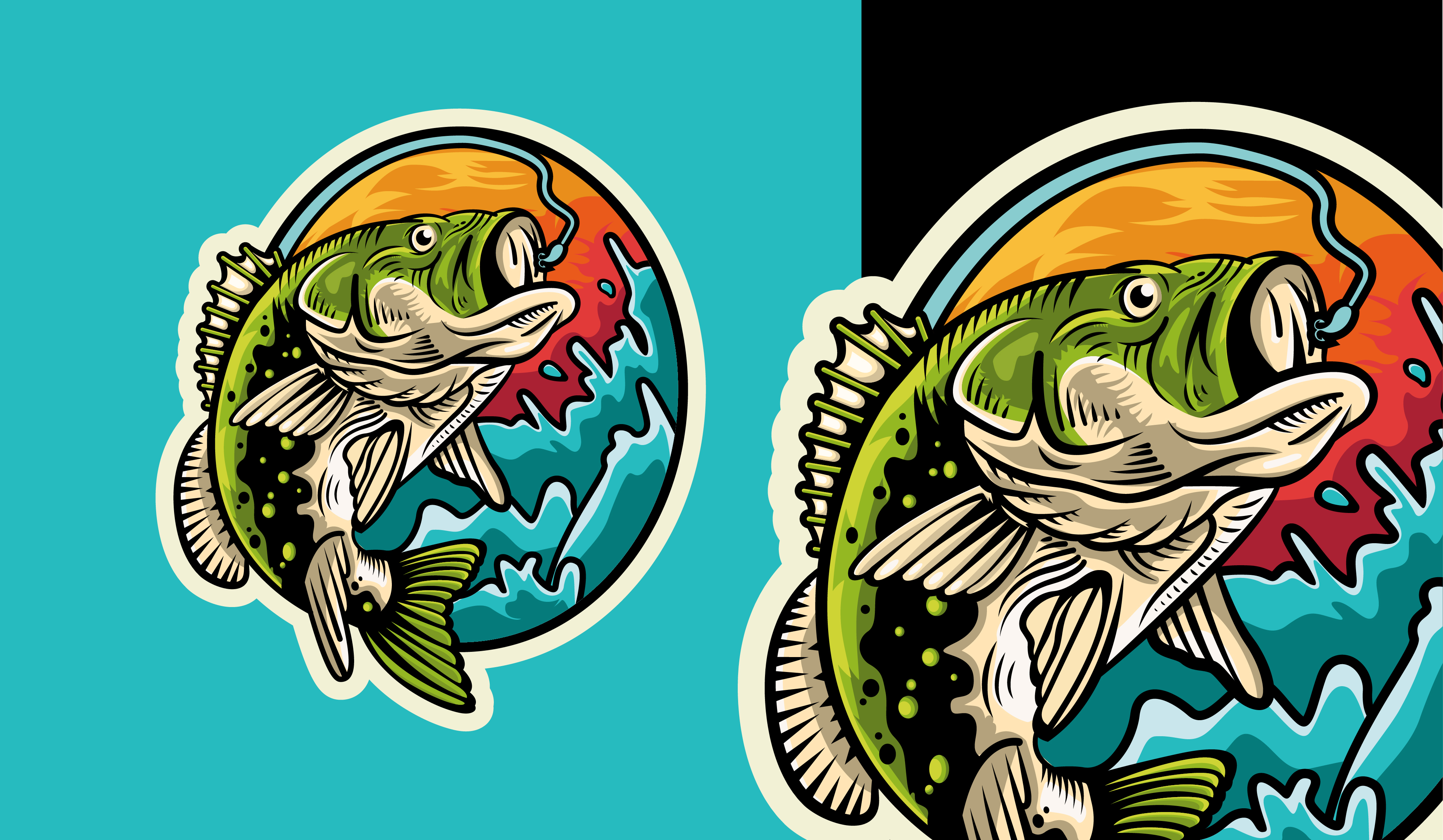 Different Fish Disign Fish Logo Design
